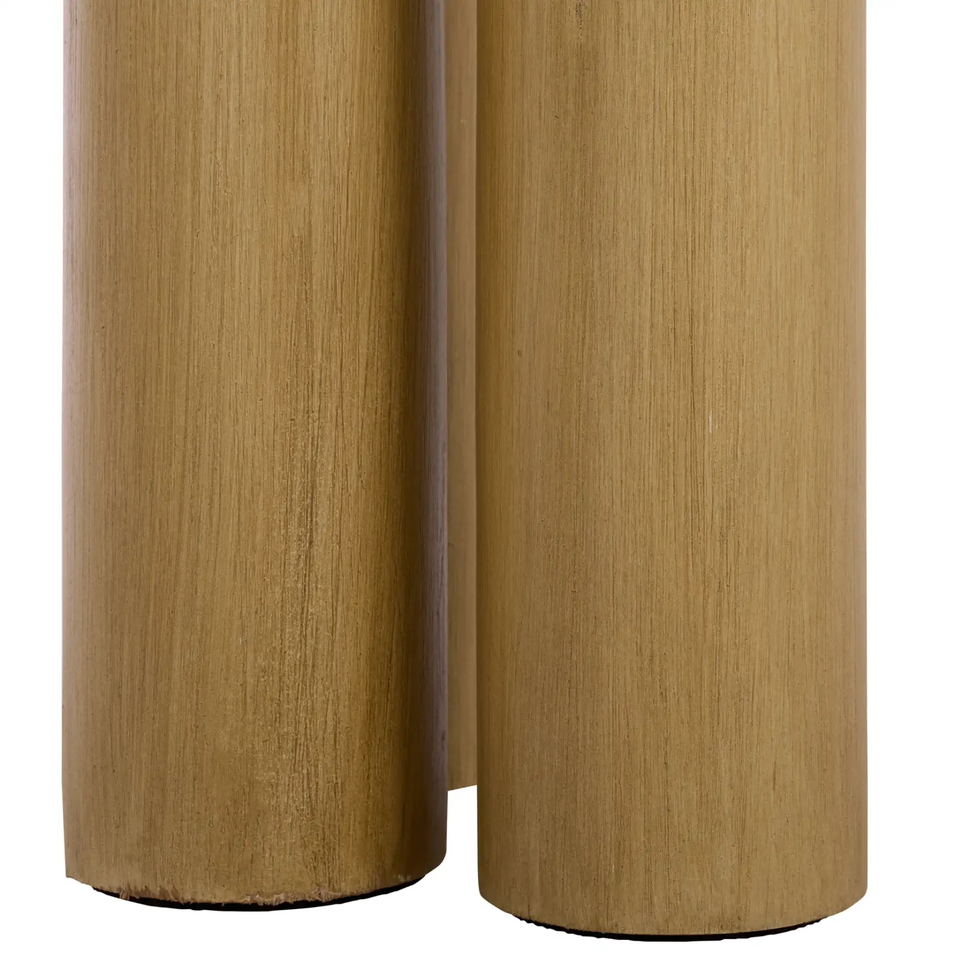 Kathalina Rect Wood Console in Natural, detail view