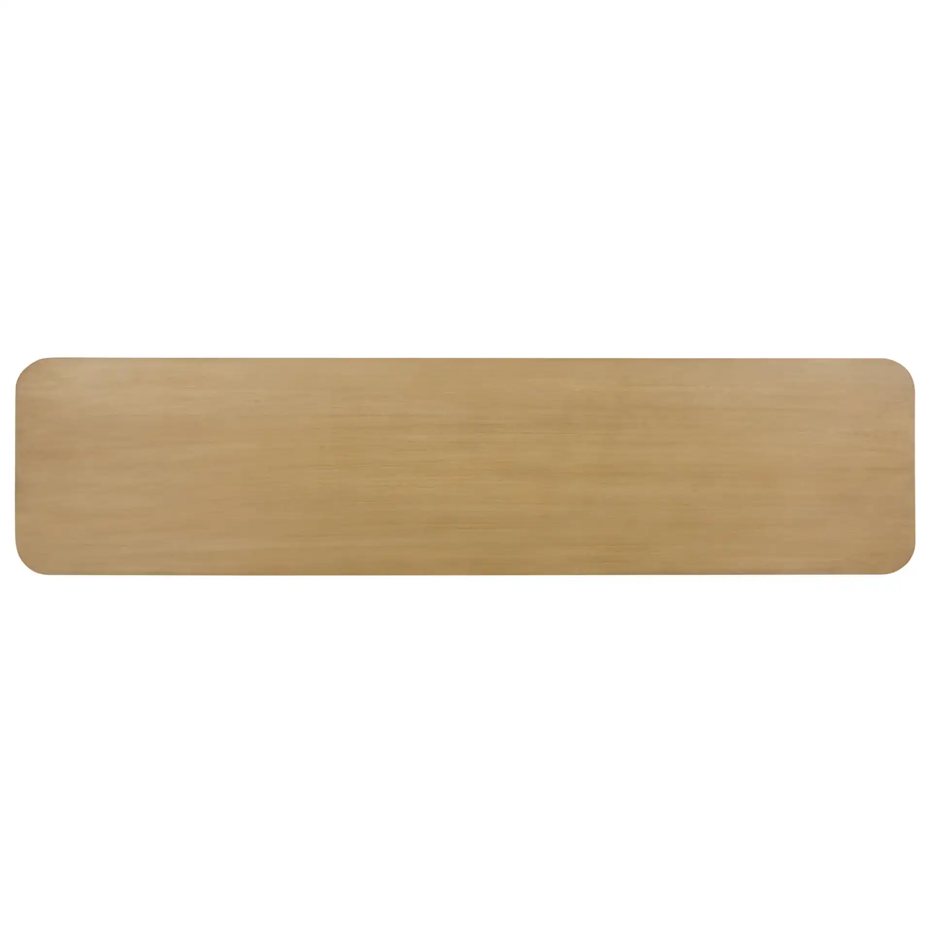 Kathalina Rect Wood Console in Natural, detail view