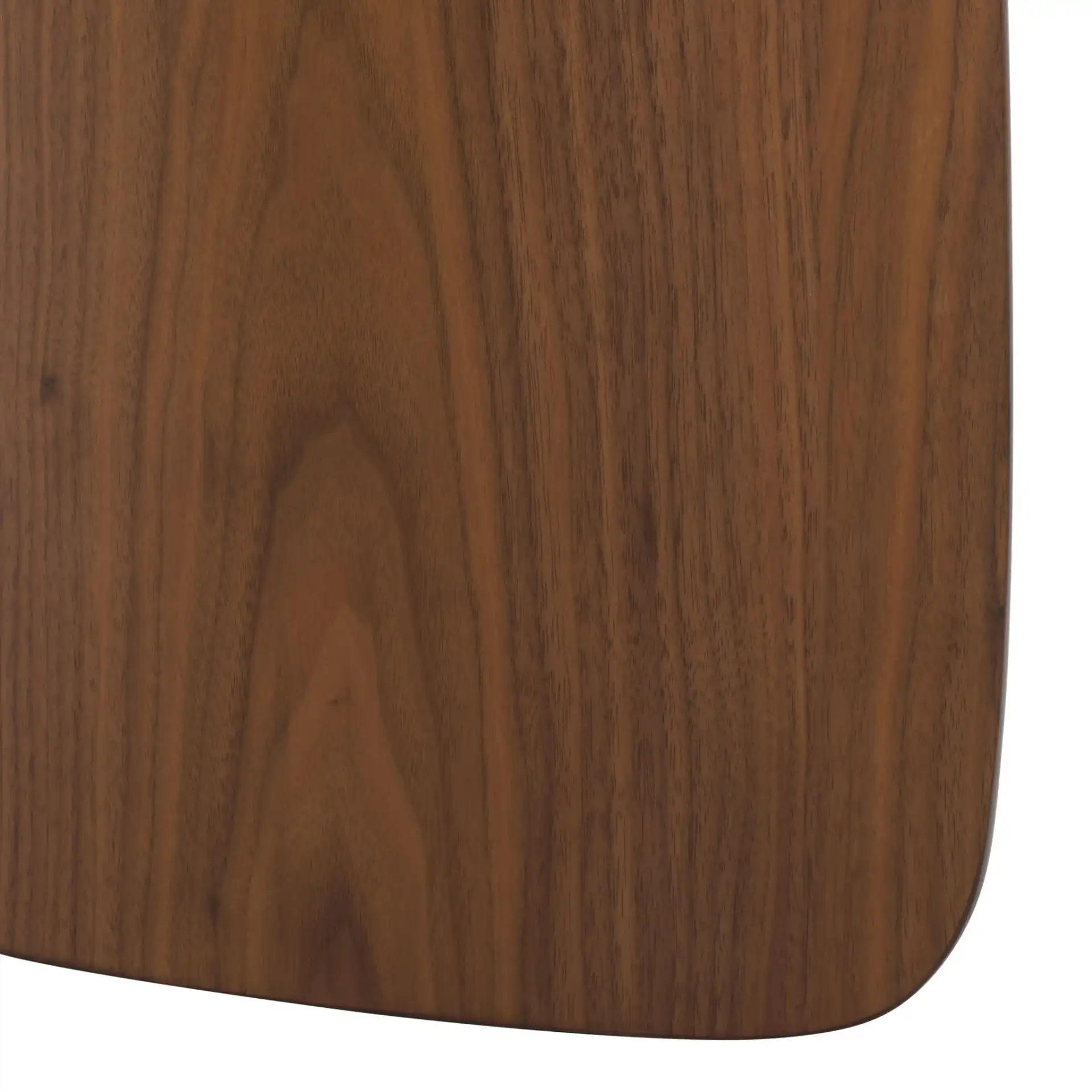 Kayleen Rectangular Wood Dining Table in Walnut, detail view