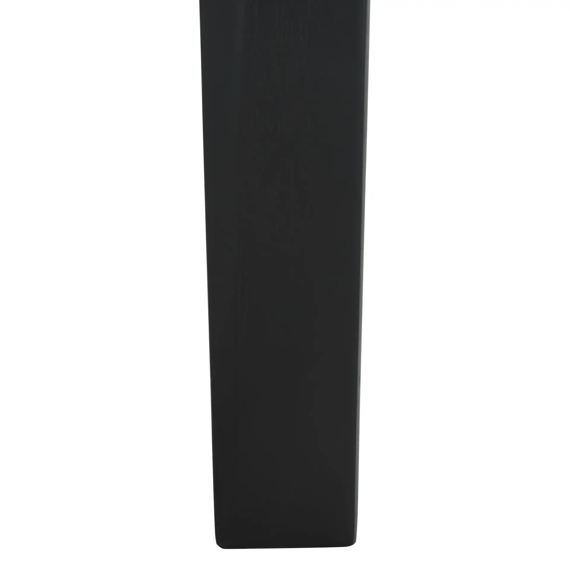 Alyssamarie Wood Dining Table in Black, detail view