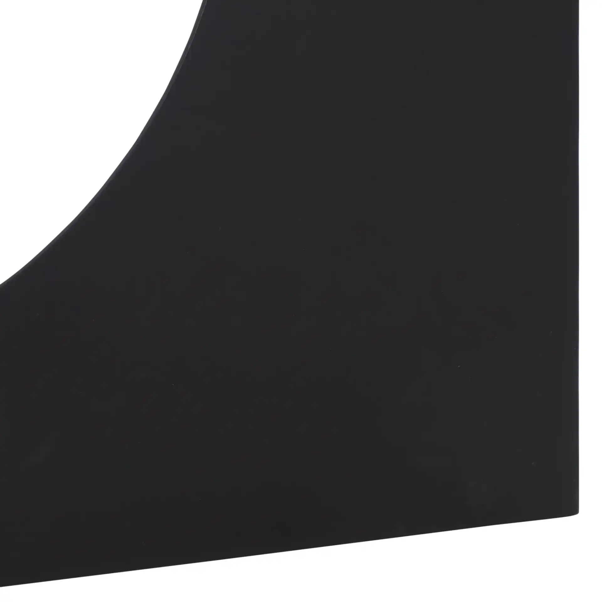 Brayberry Metal Coffee Table in Black / Clear, detail view
