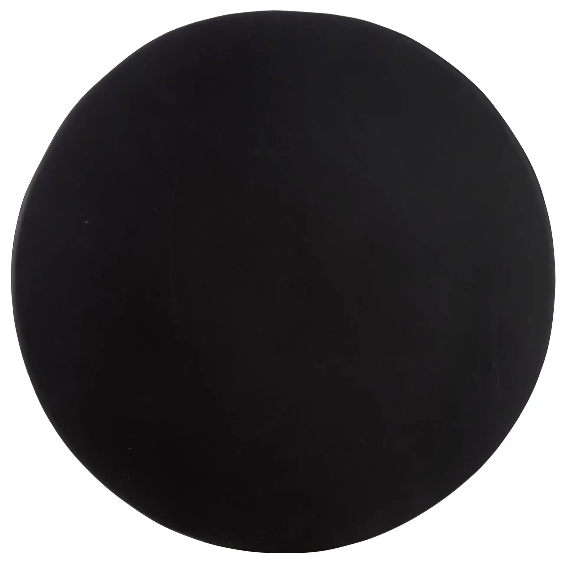 Donnastella Metal Accent Table in Black, detail view