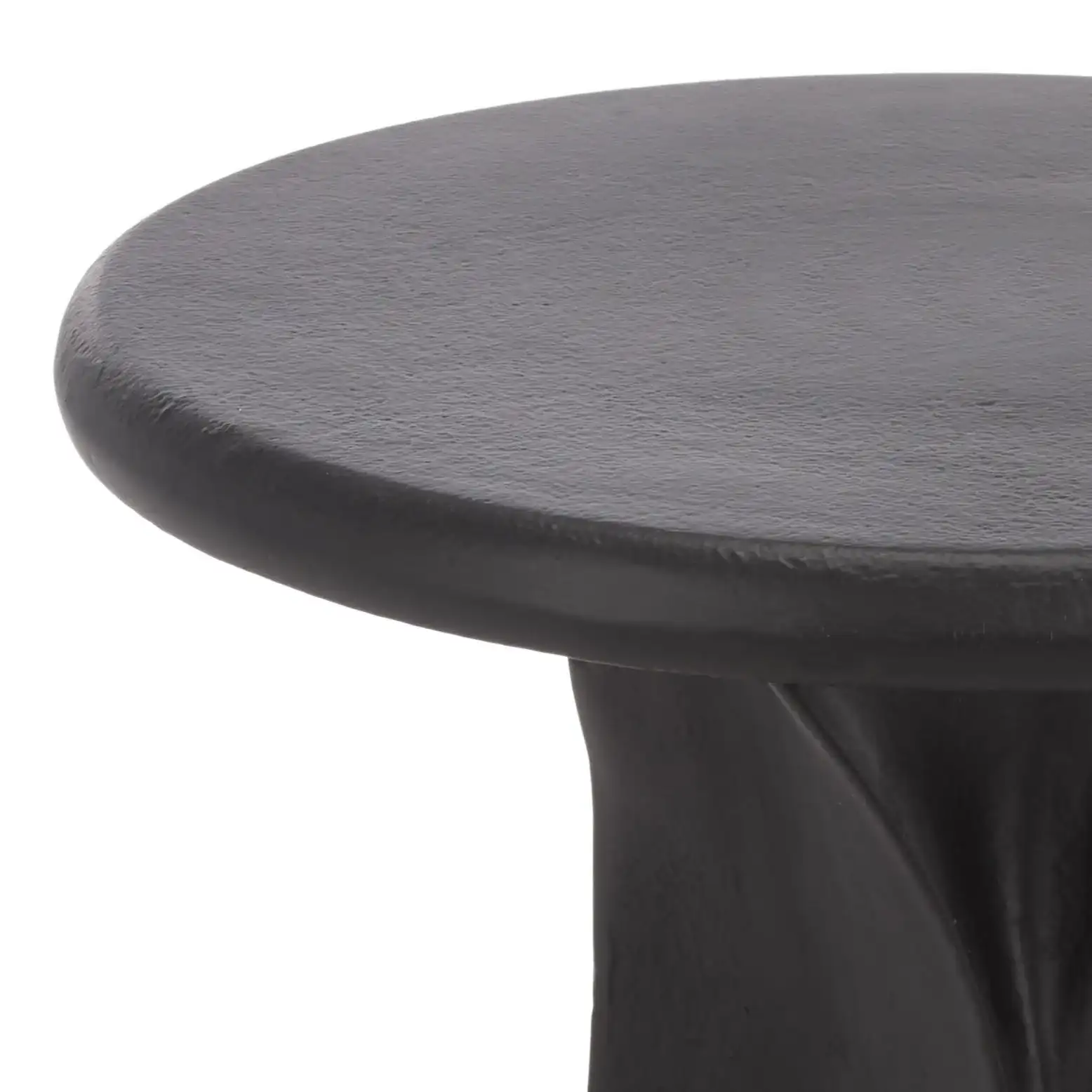 Zaylyn Metal Accent Table in Black in a styled room