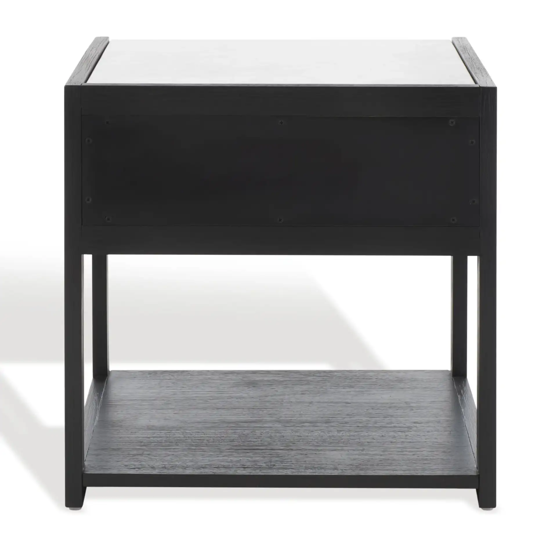 Adeline One-Drawer Nightstand in Black, detail view