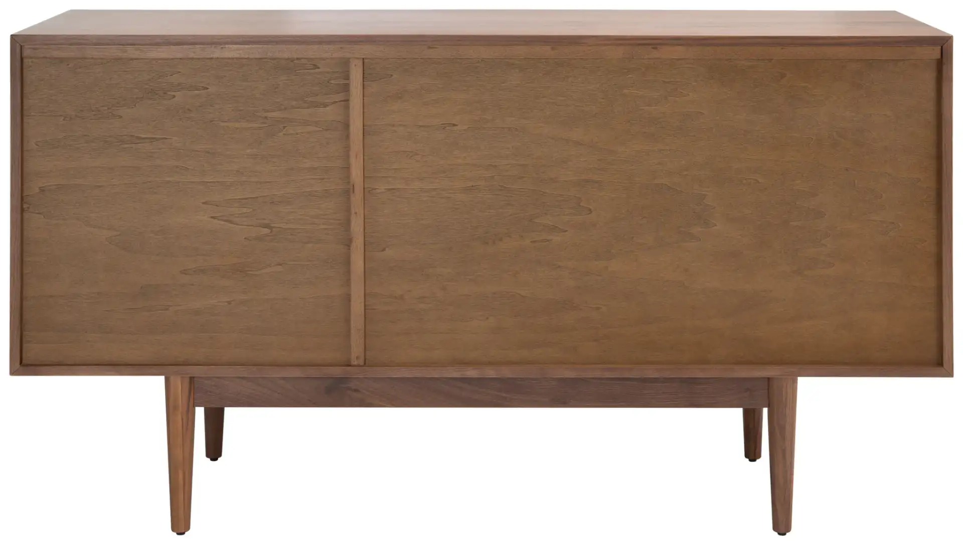 Ever Six-Drawer Dresser in Walnut, detail view