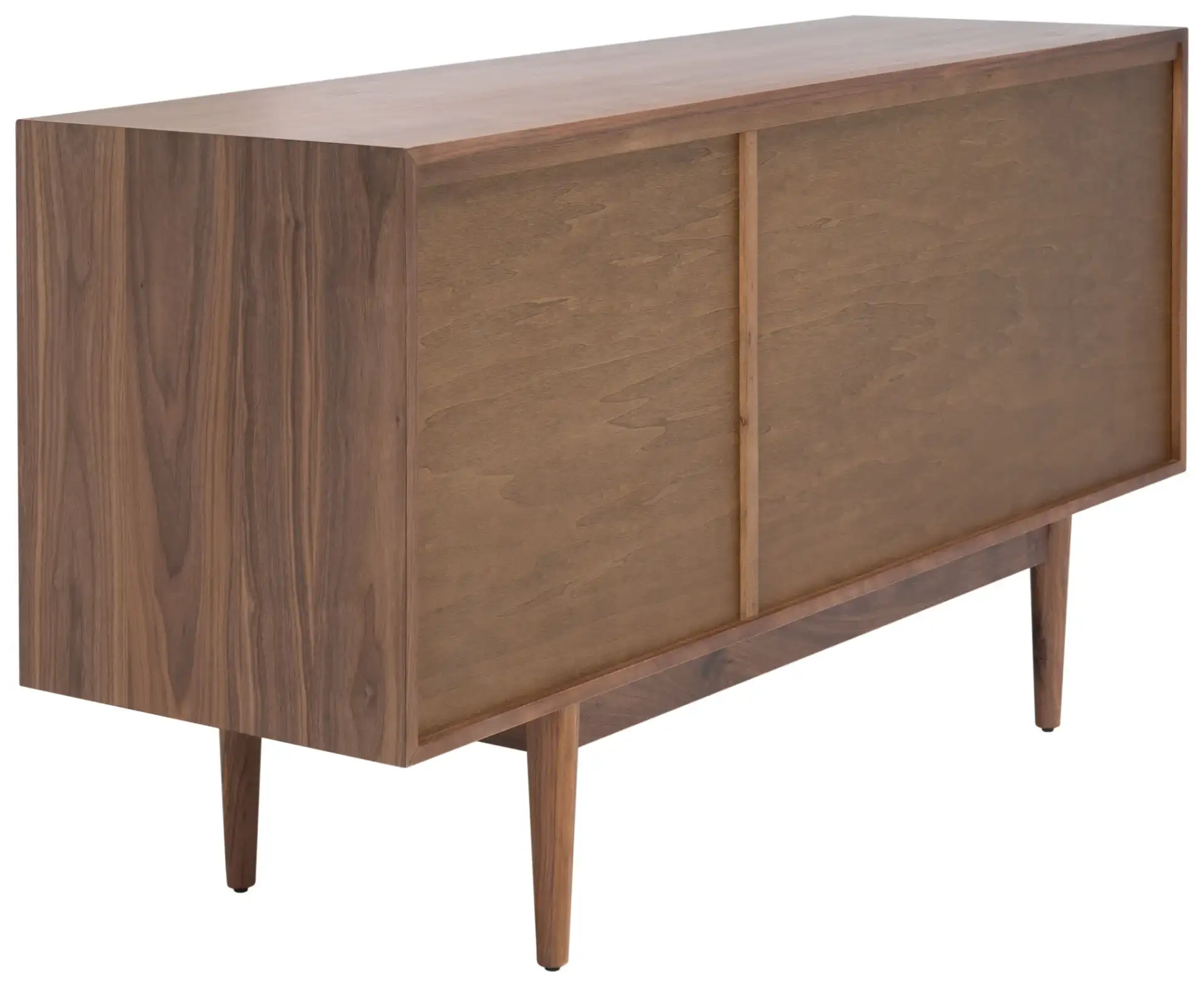 Ever Six-Drawer Dresser in Walnut, detail view