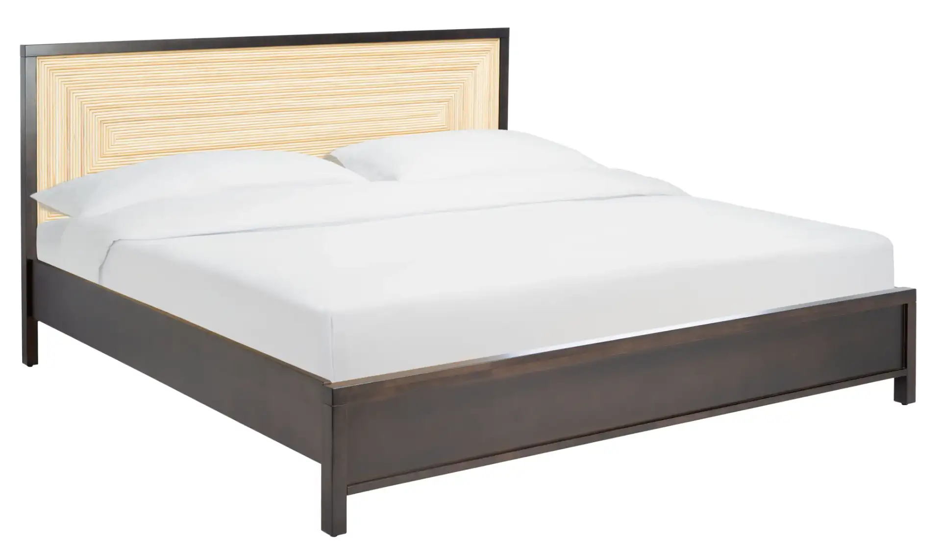 Stassie Cane Bed in Natural / Black, detail view