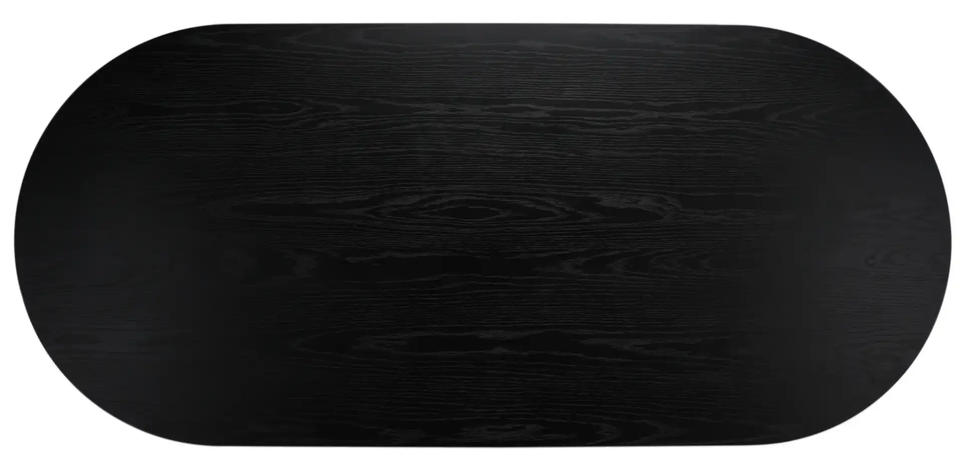 Barnett Wood 78.7 Dining Table in Black, detail view