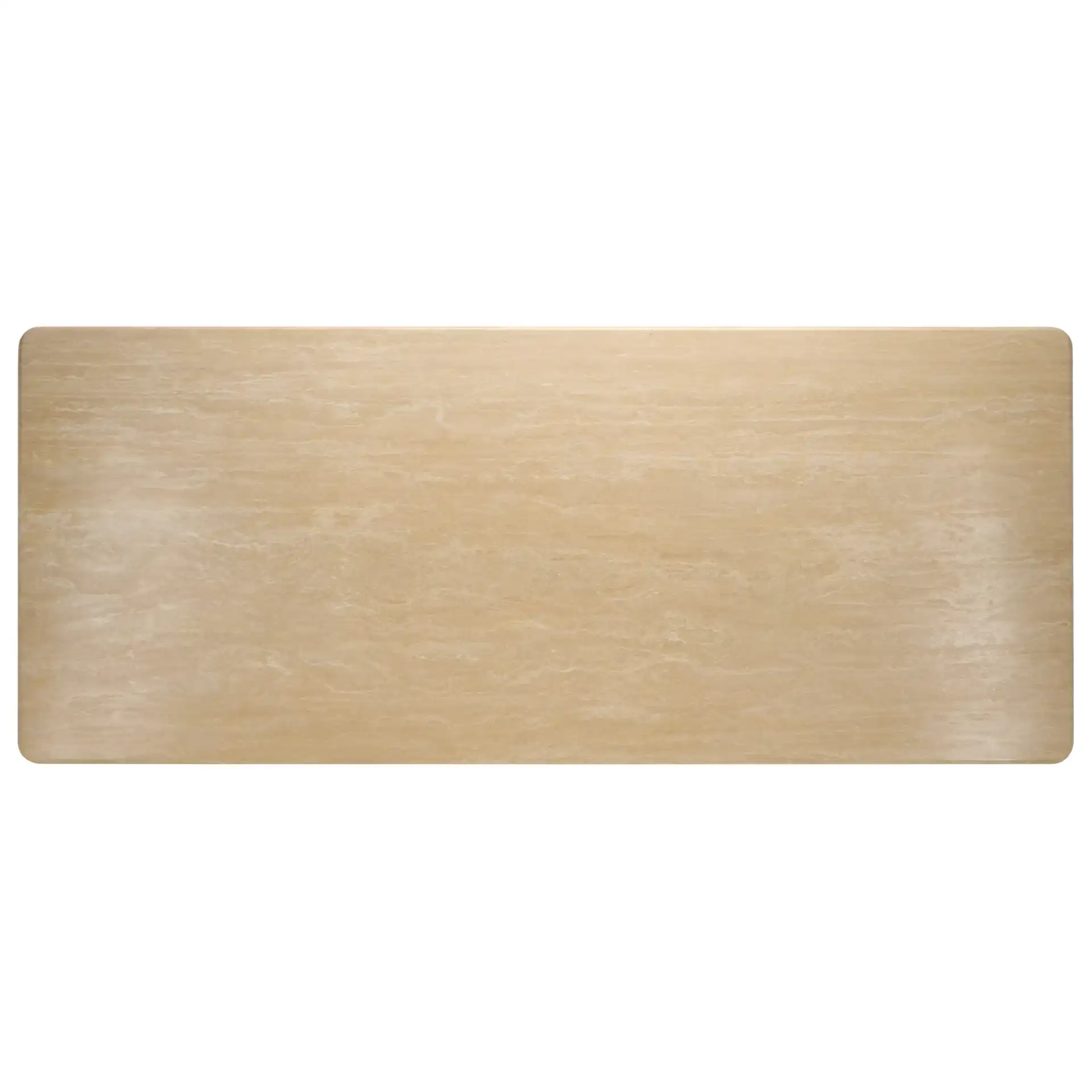 Bellarose Travertine Dining Table in Natural / Travertine, detail view