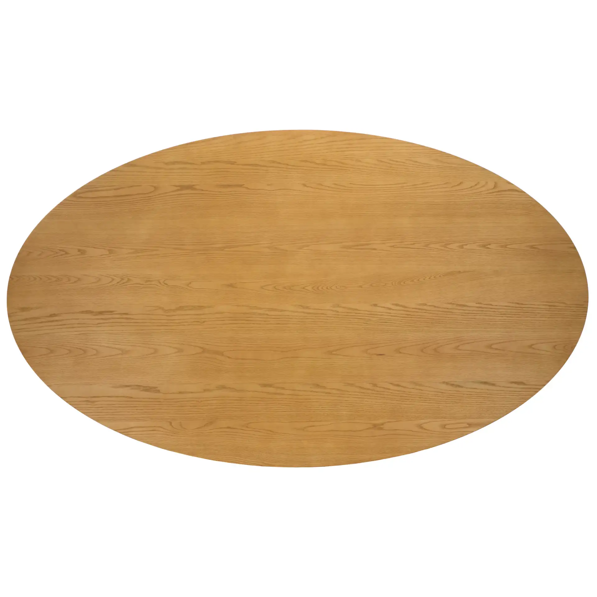 Owyn Oval Wood Dining Table in Natural, detail view