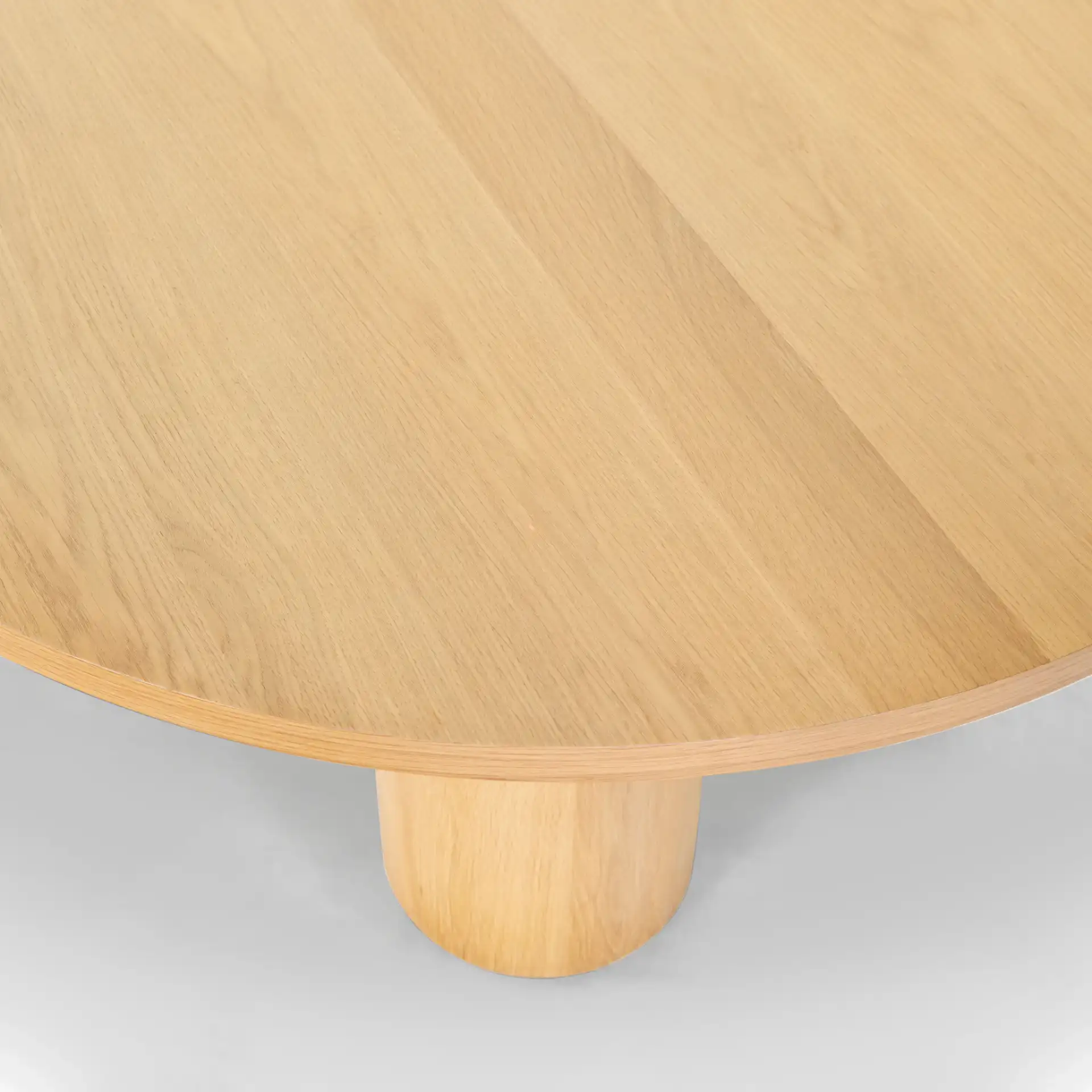 Kathalina Round Wood Dining Table in Black in a styled room