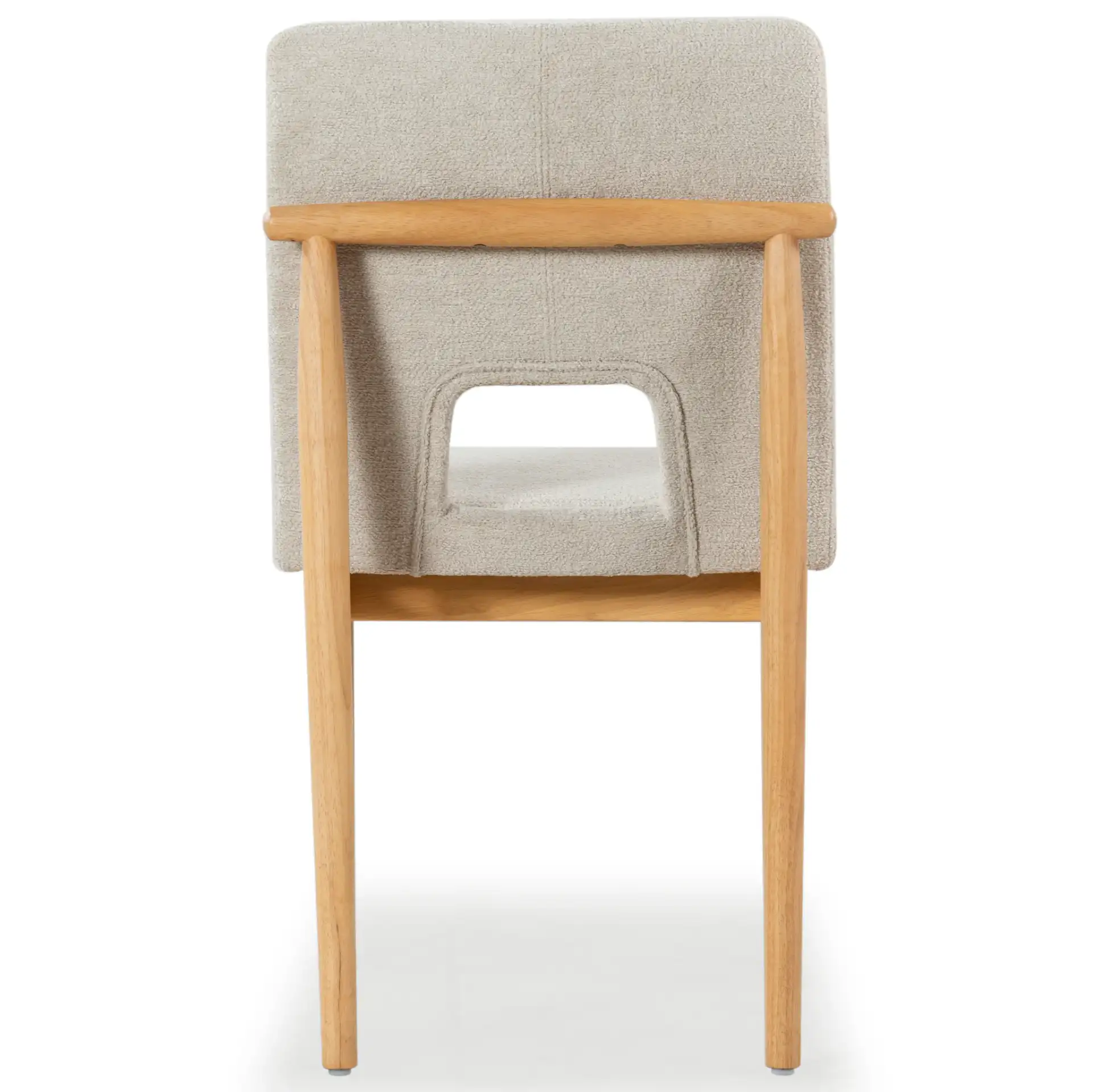 Benjy Dining Chair (Set of 2) in Beige / Natural, detail view