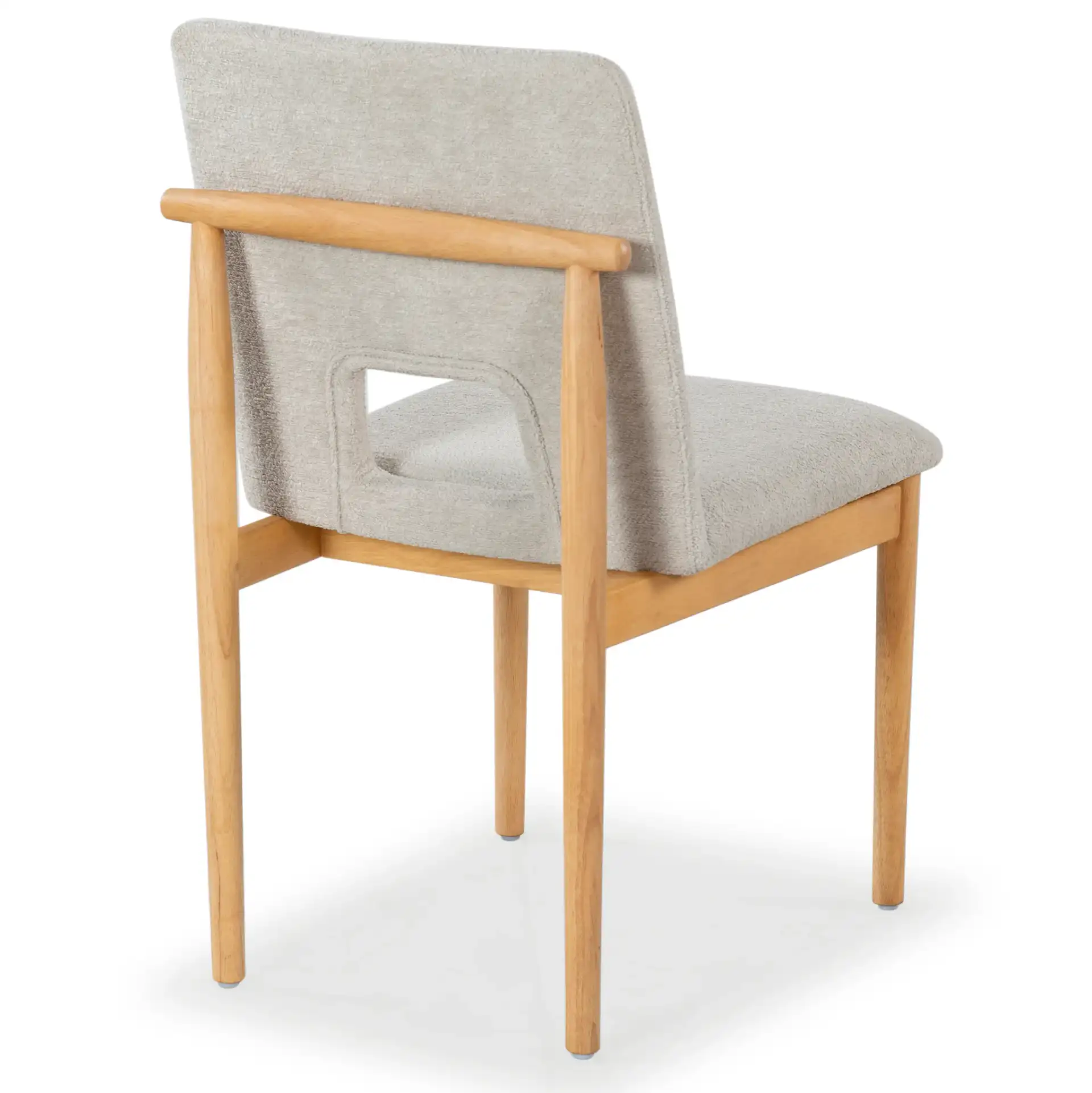 Benjy Dining Chair (Set of 2) in Beige / Natural, detail view