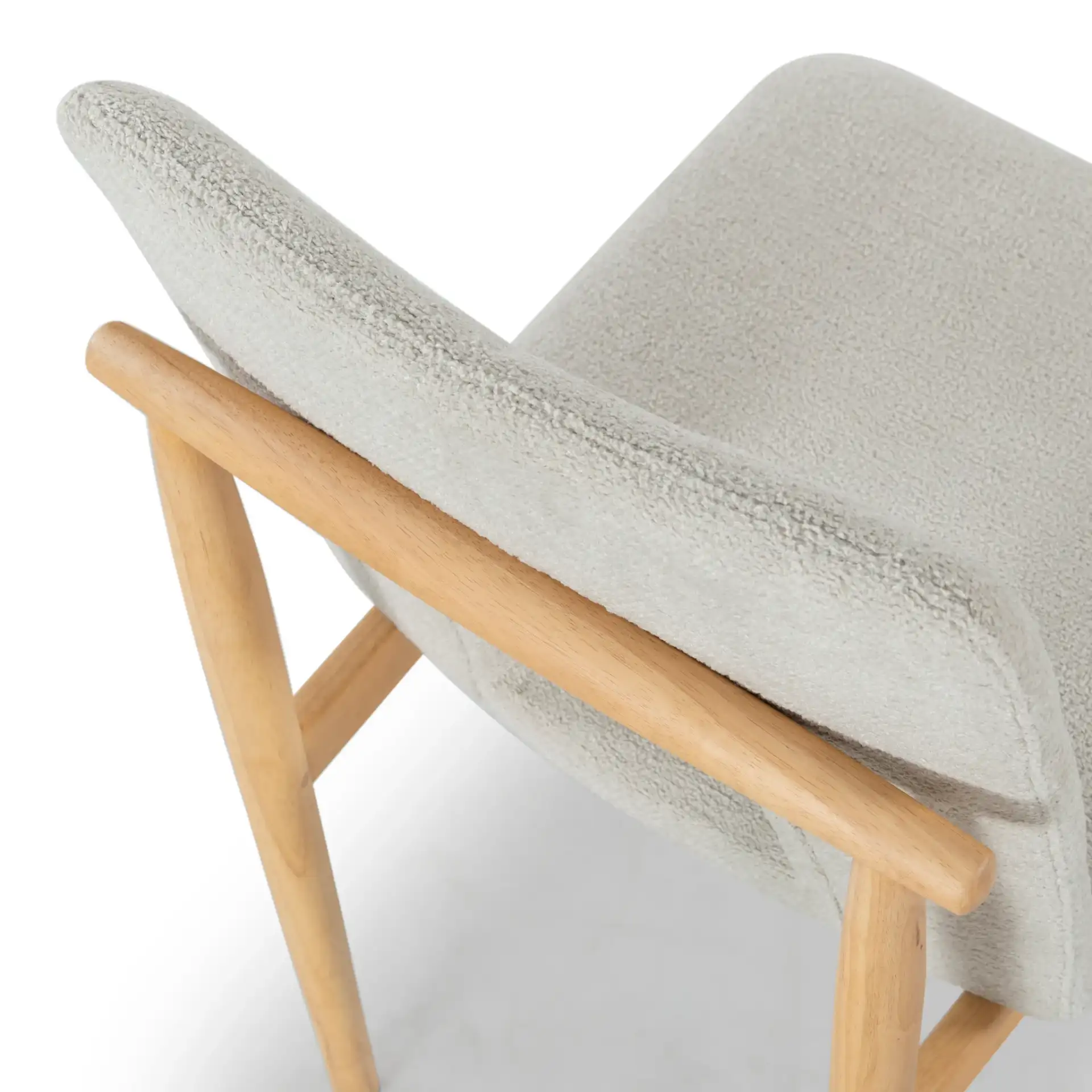 Benjy Dining Chair (Set of 2) in Beige / Natural in a styled room