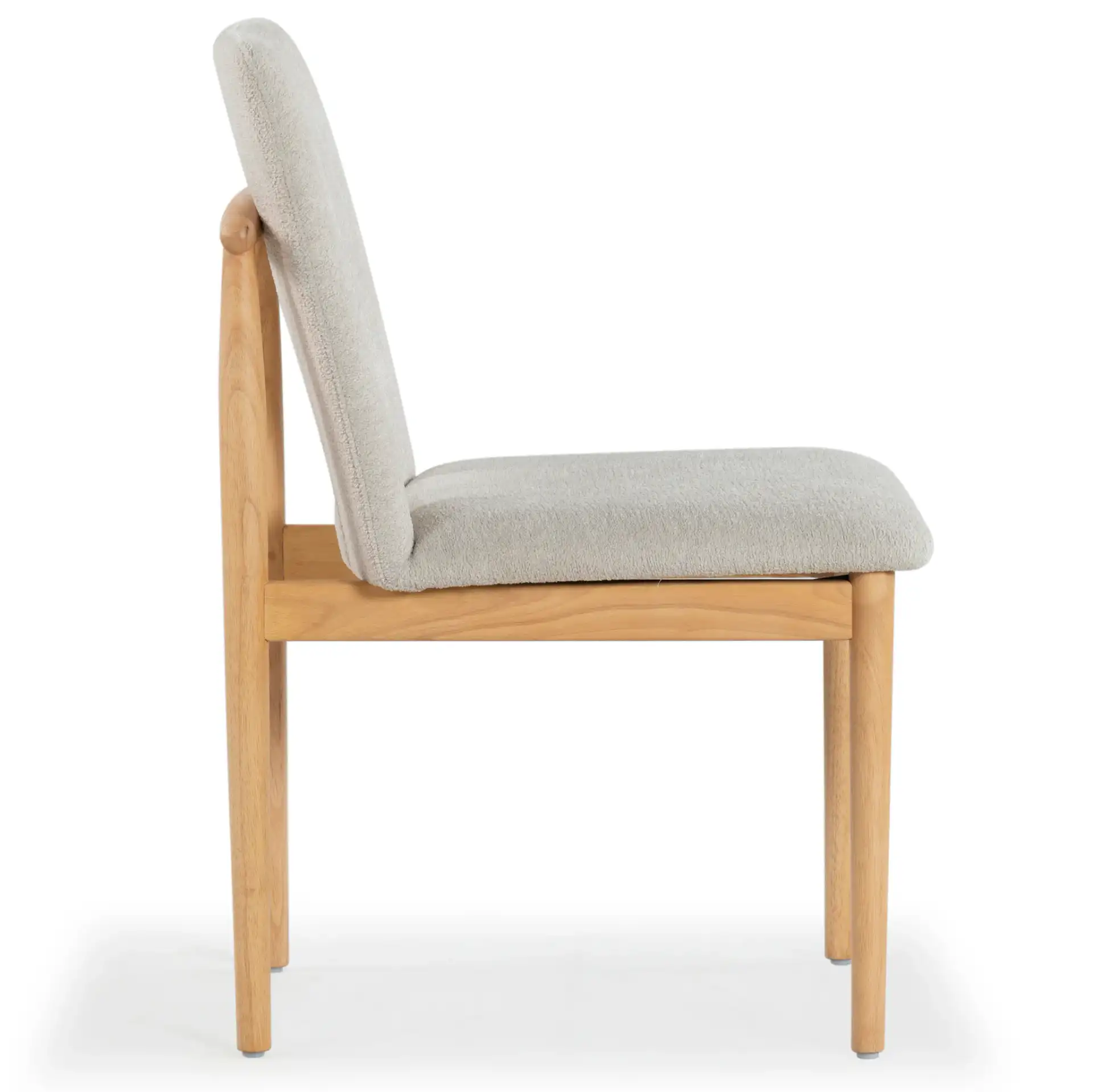 Benjy Dining Chair (Set of 2) in Beige / Natural, detail view