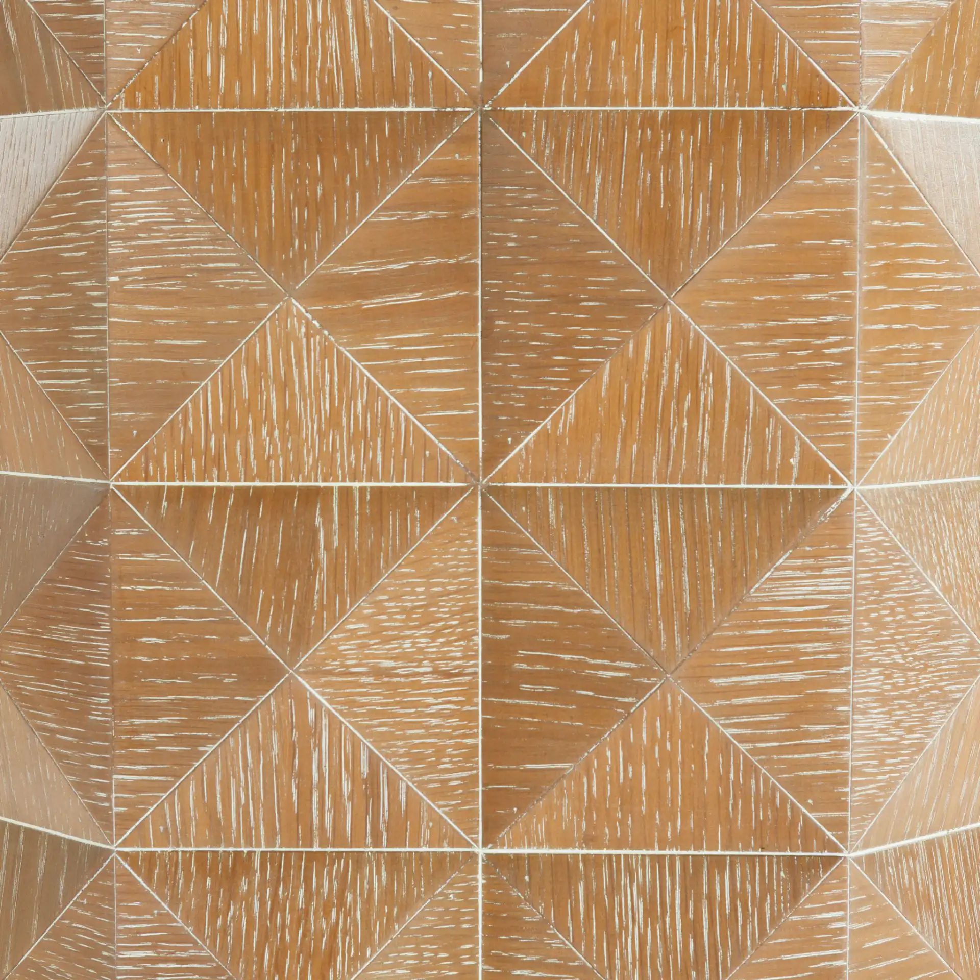 Patty Wood Octagon Accent Table in Natural in a styled room