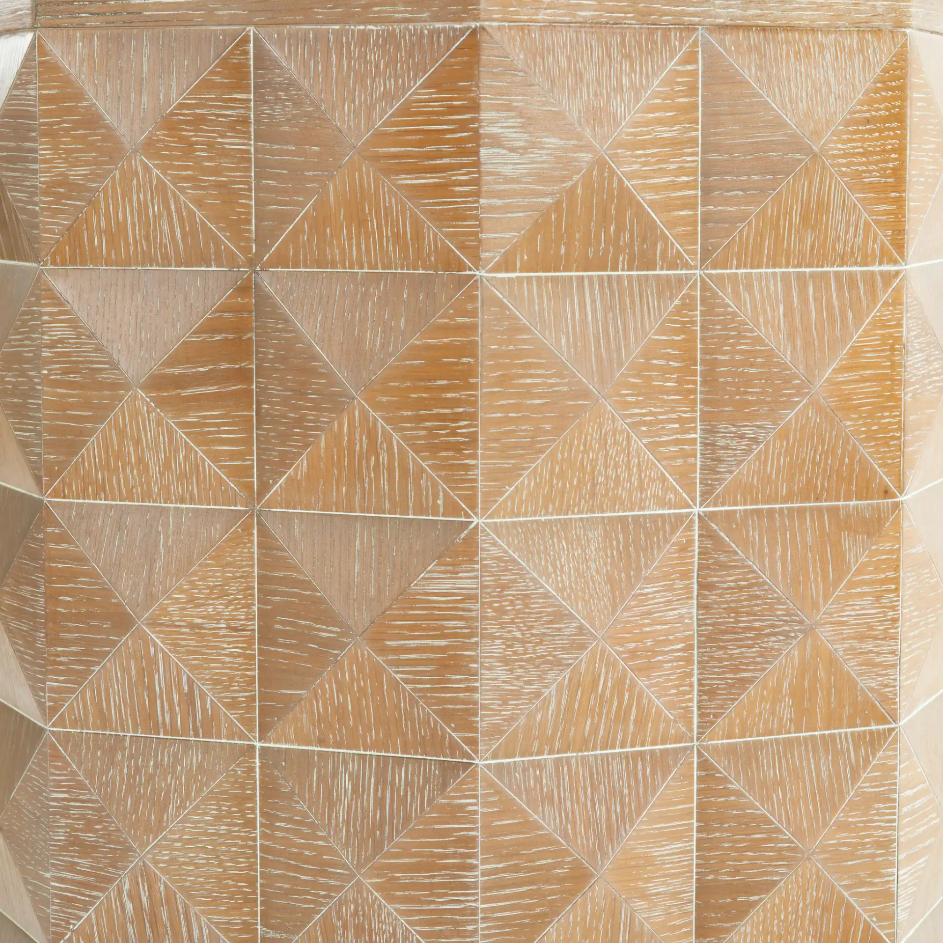 Patty Wood Octagon Accent Table in Natural in a styled room