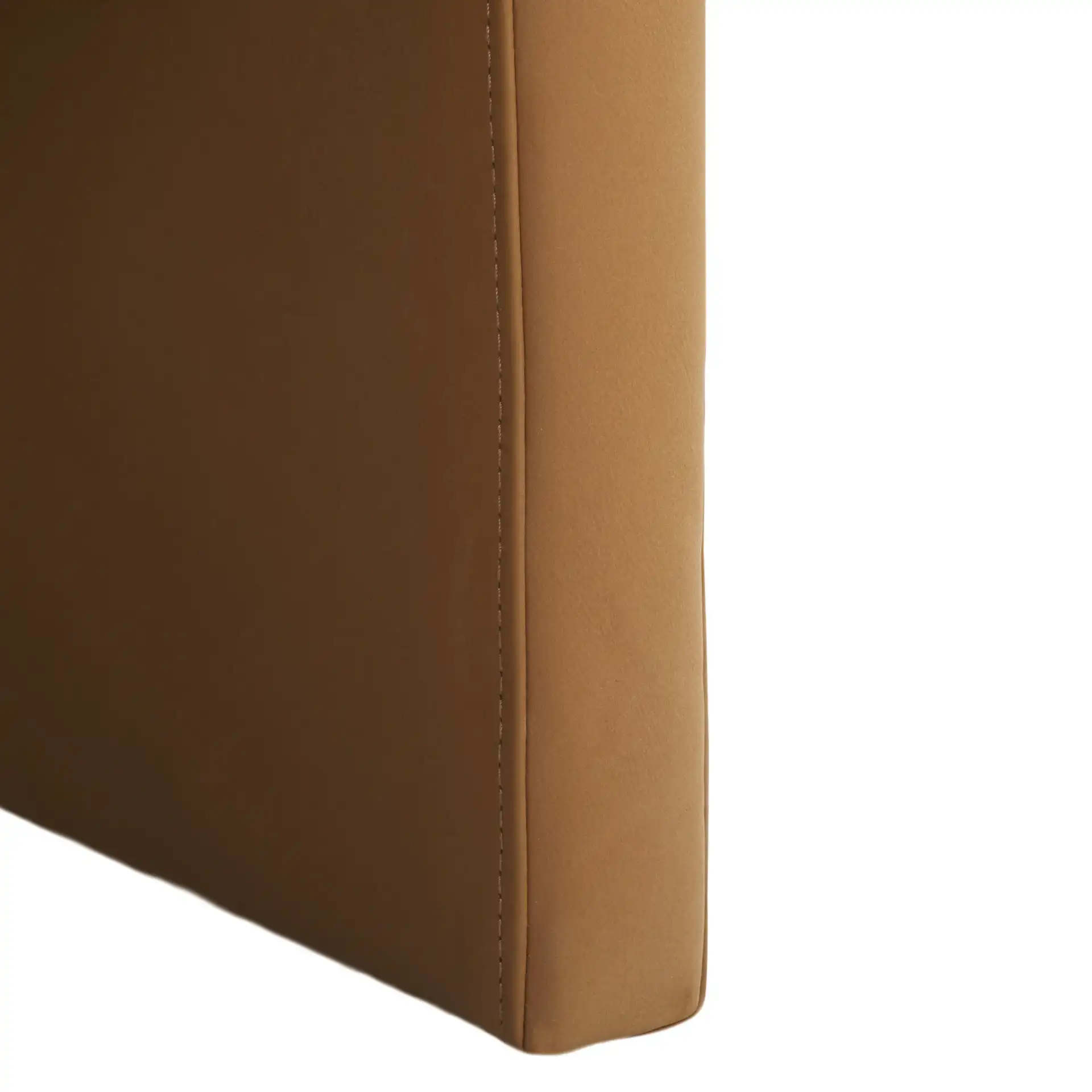 Selina Barrel Back Dining Chair in Brown, detail view
