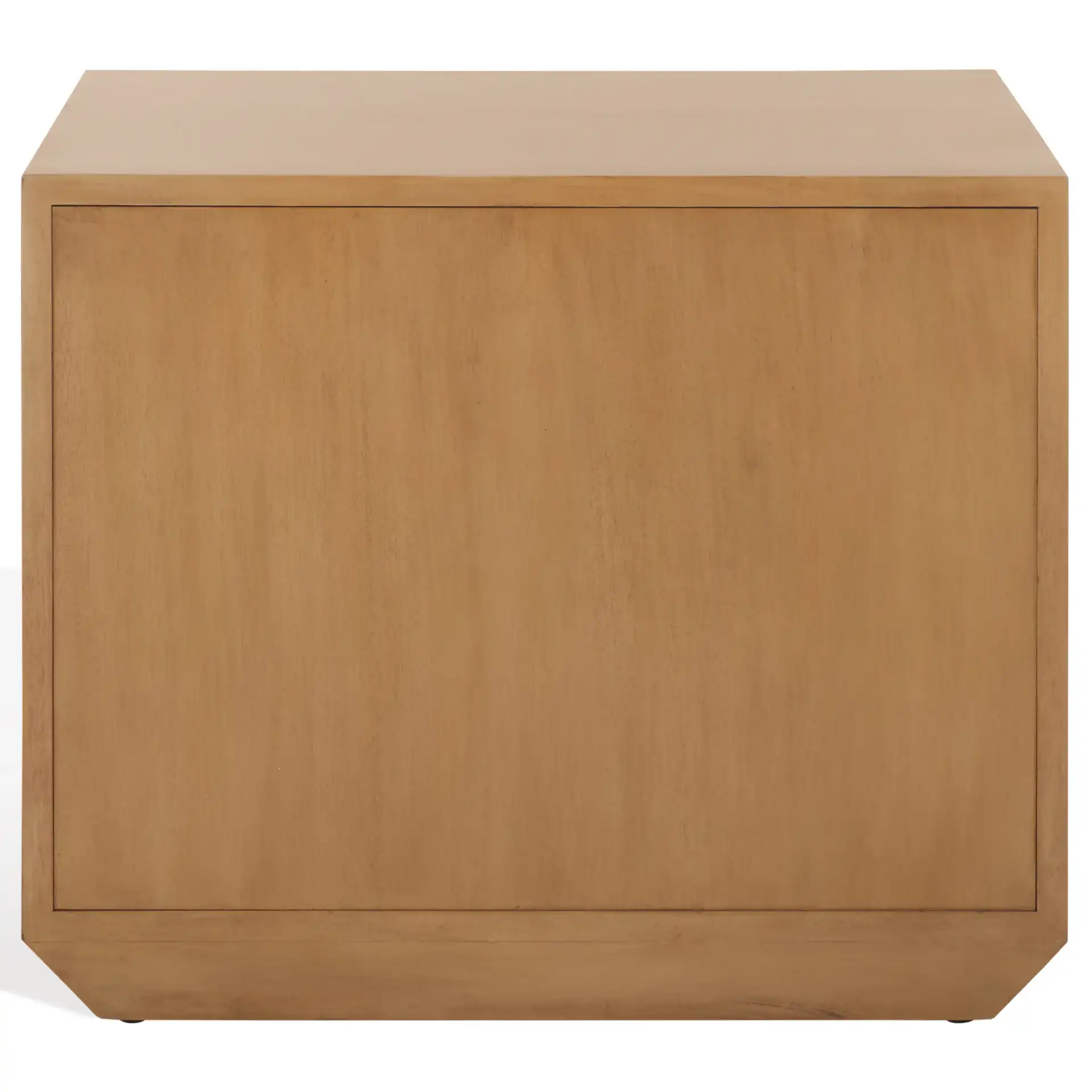 Edalina Two-Drawer Nightstand in Natural / White, detail view