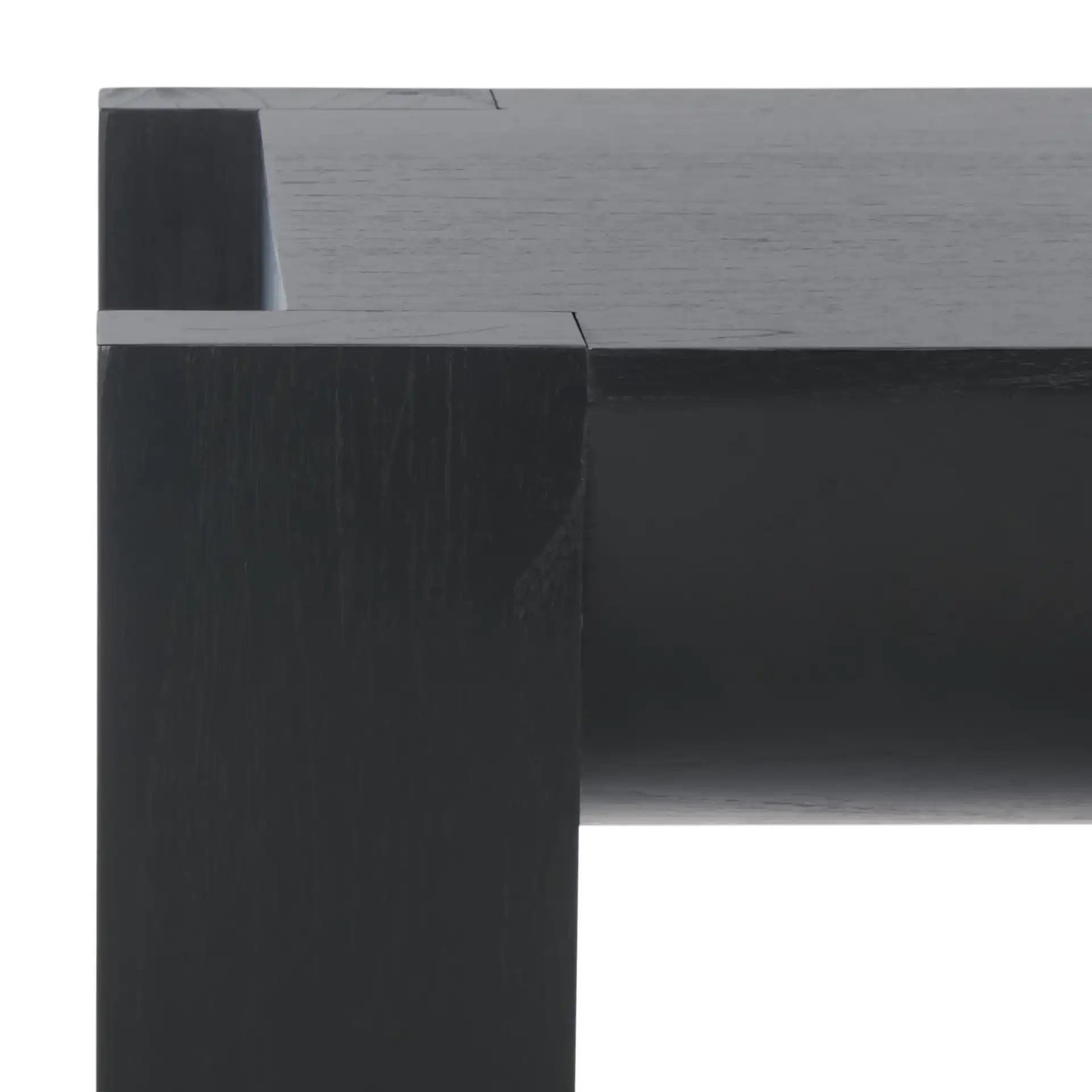 Jessandria Wood Accent Table in Black in a styled room