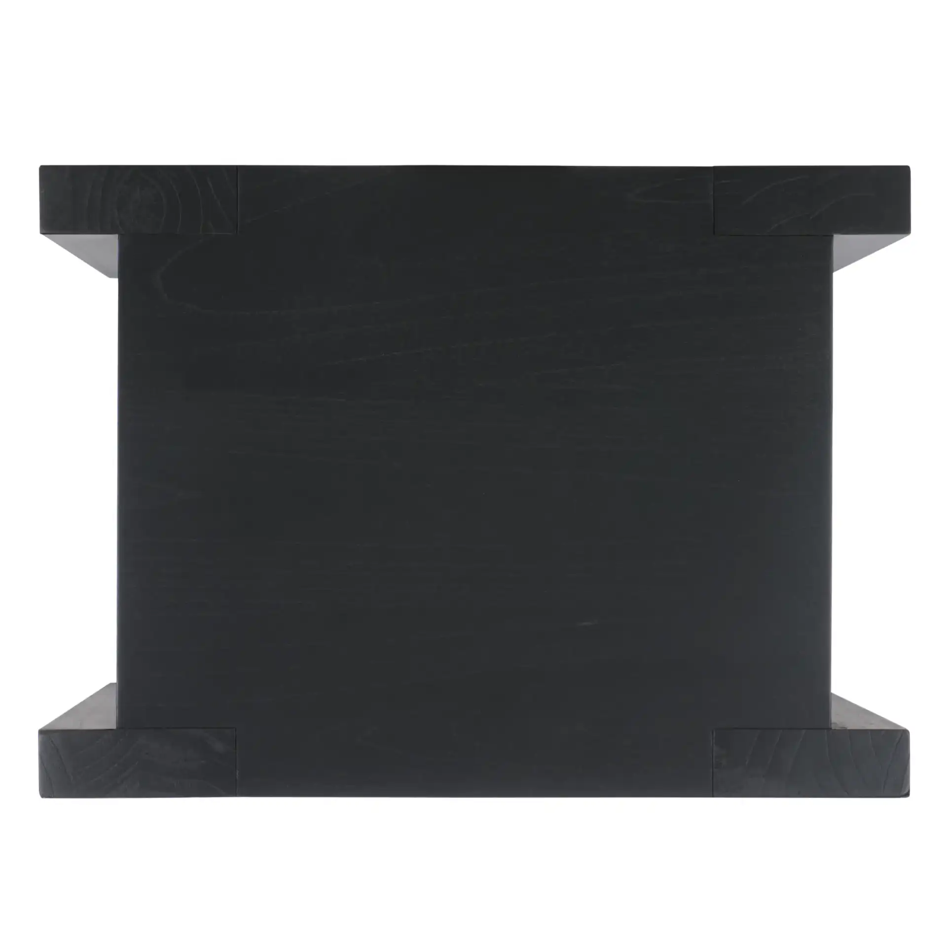 Jessandria Wood Accent Table in Black, detail view