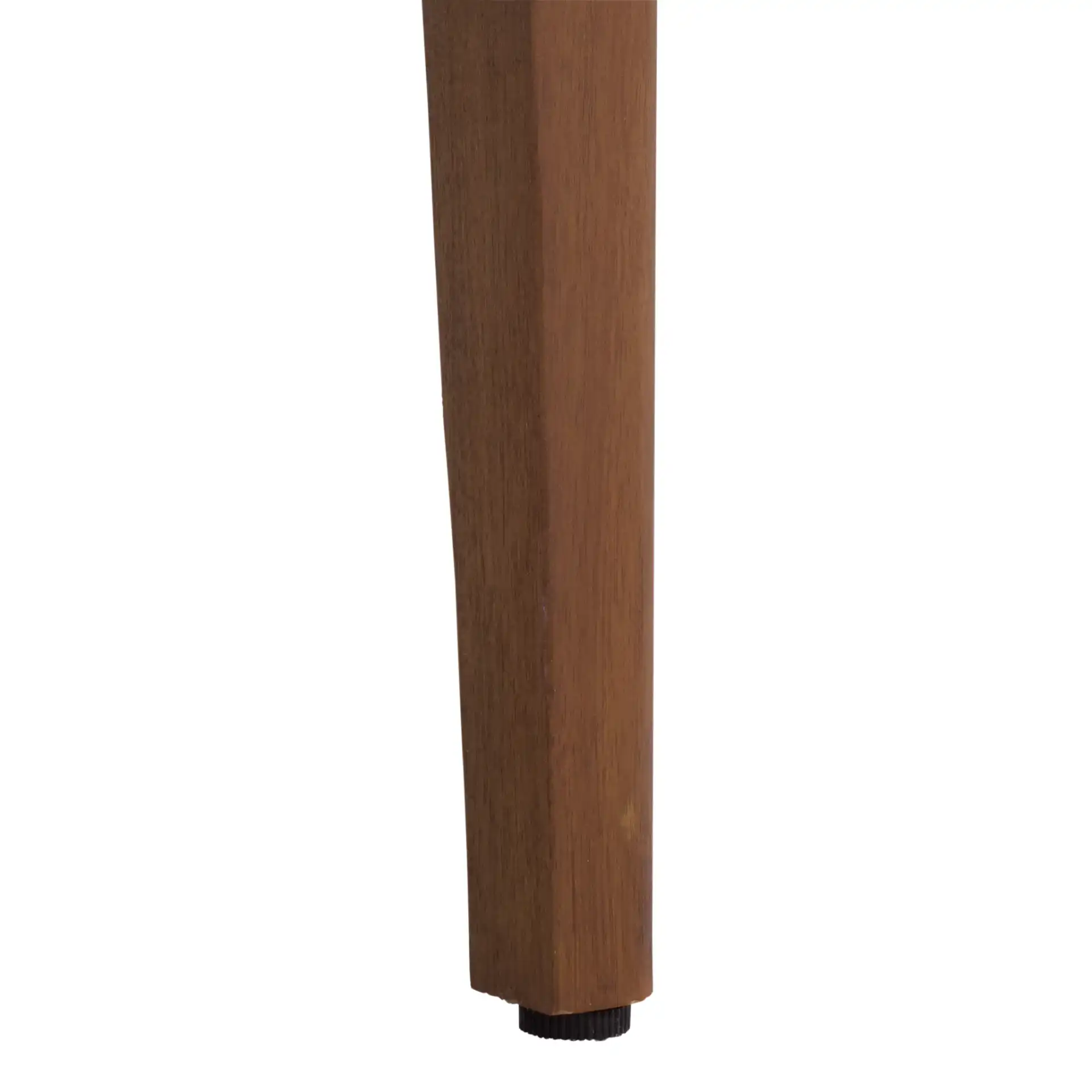 Mayalyn Wood Two-Drawer Nightstand in Walnut / Black, detail view