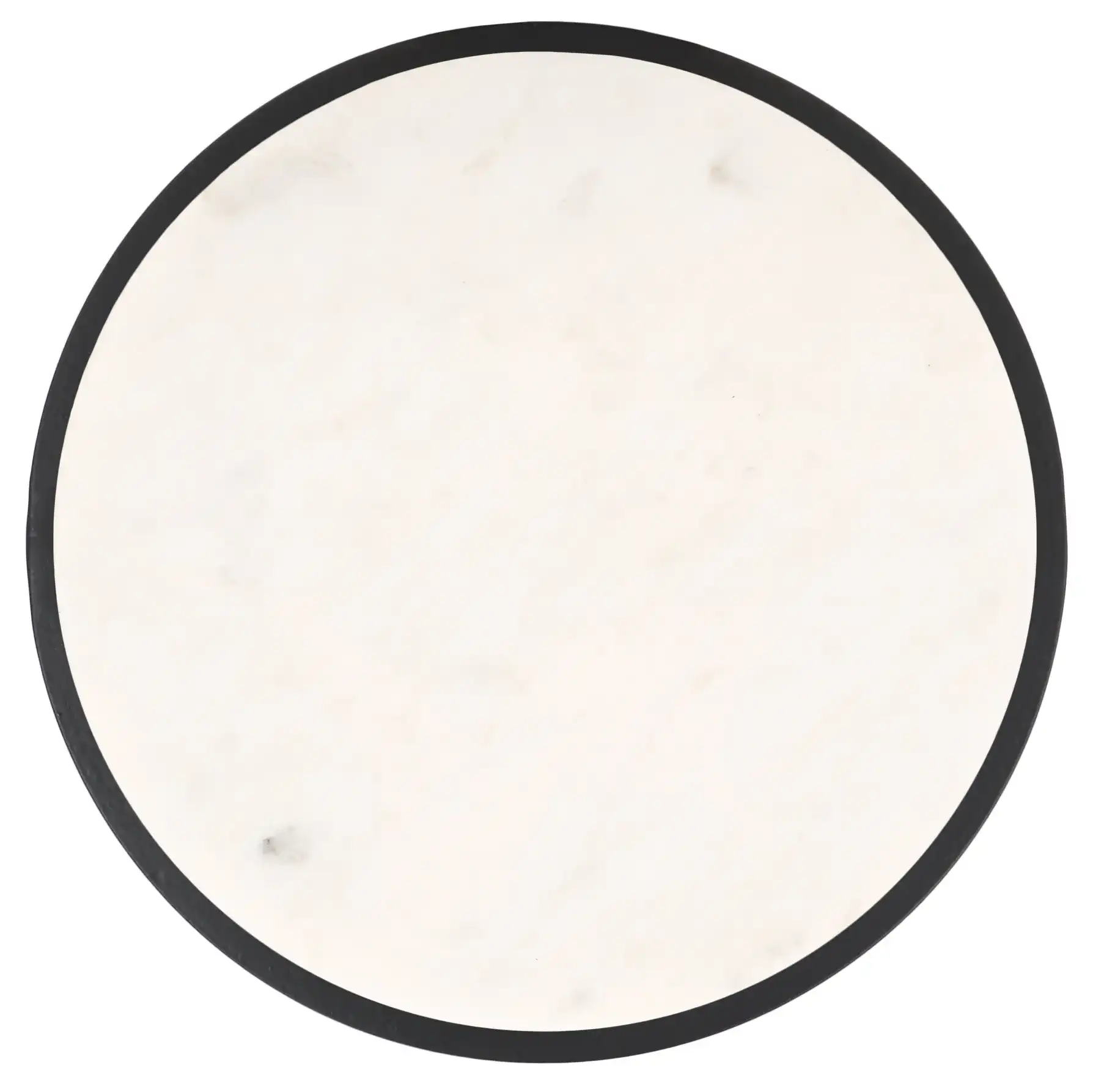 Jennibelle Marble Drink Table in Black / White, detail view