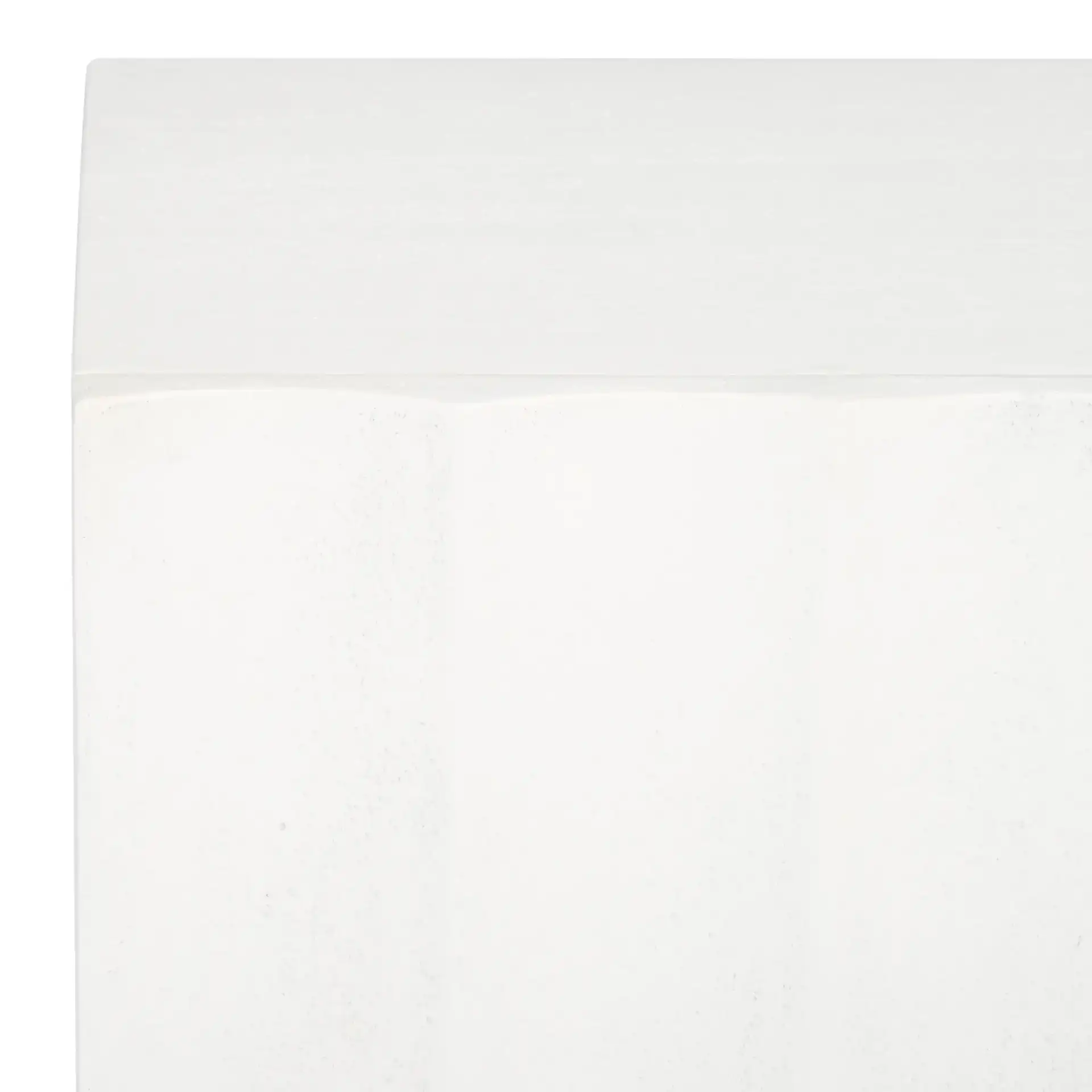Woodworth Two-Drawer Nightstand in White in a styled room
