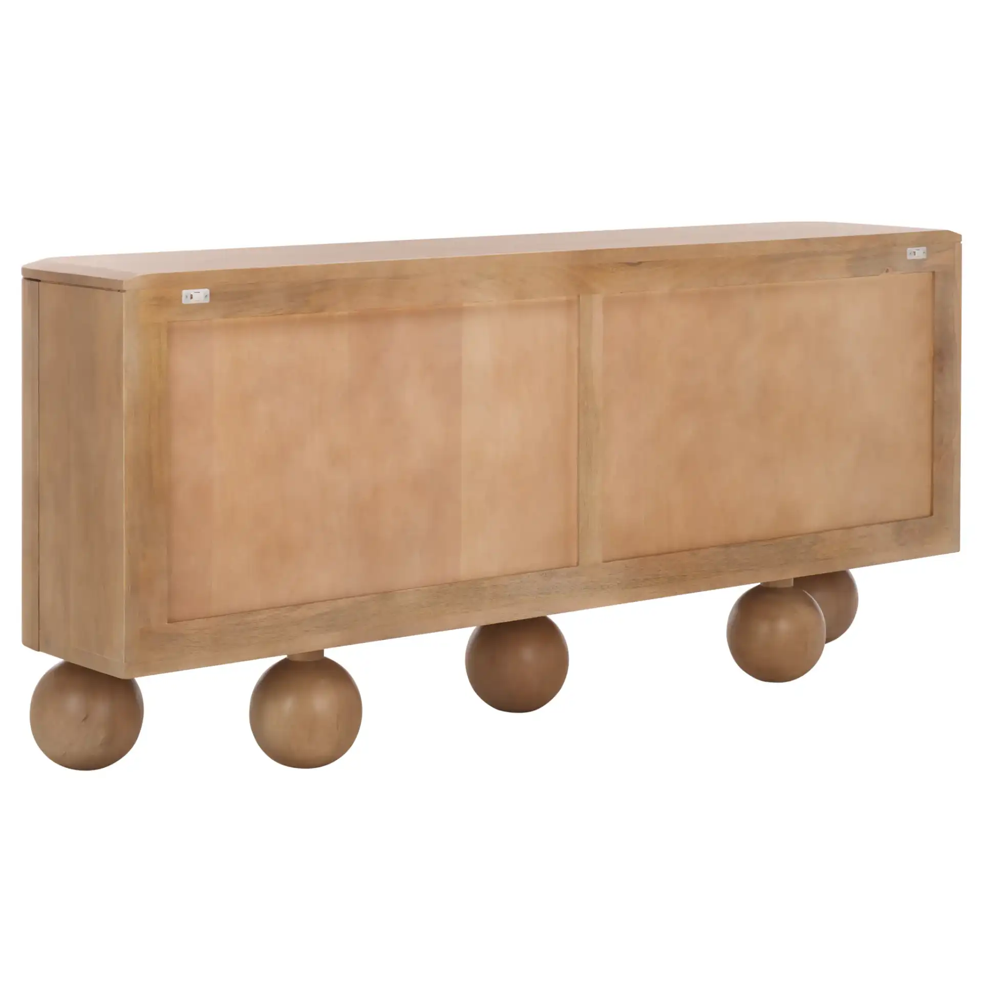 Tuckerman Four-Door Wood Sideboard in Natural, detail view