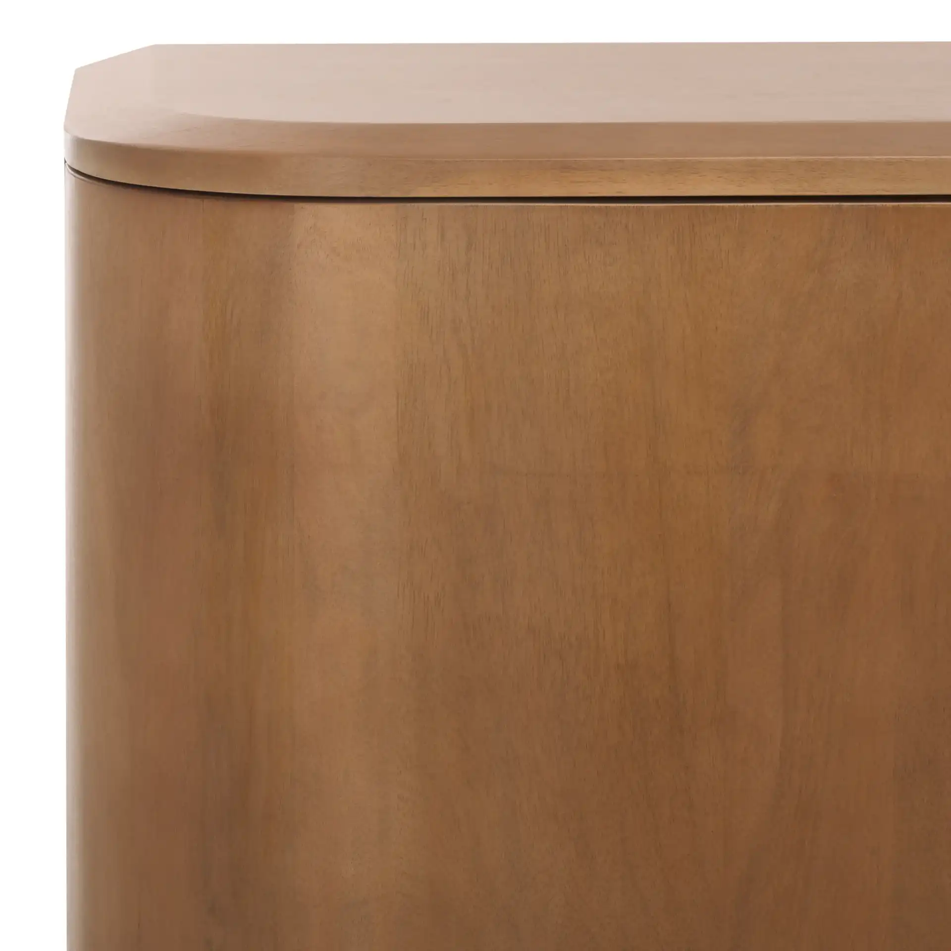 Tuckerman Four-Door Wood Sideboard in Natural in a styled room