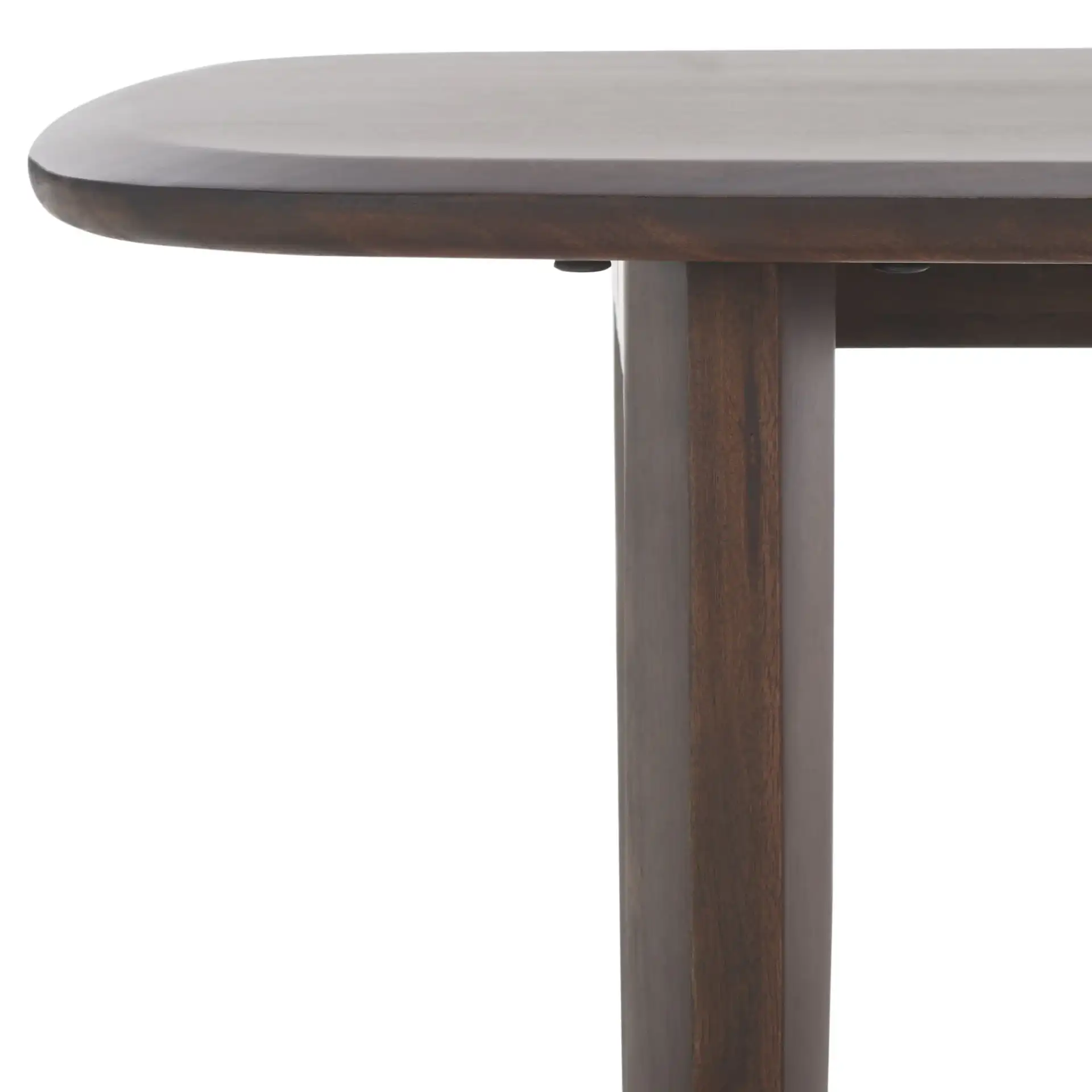 Cassiette Wood Coffee Table in Walnut in a styled room