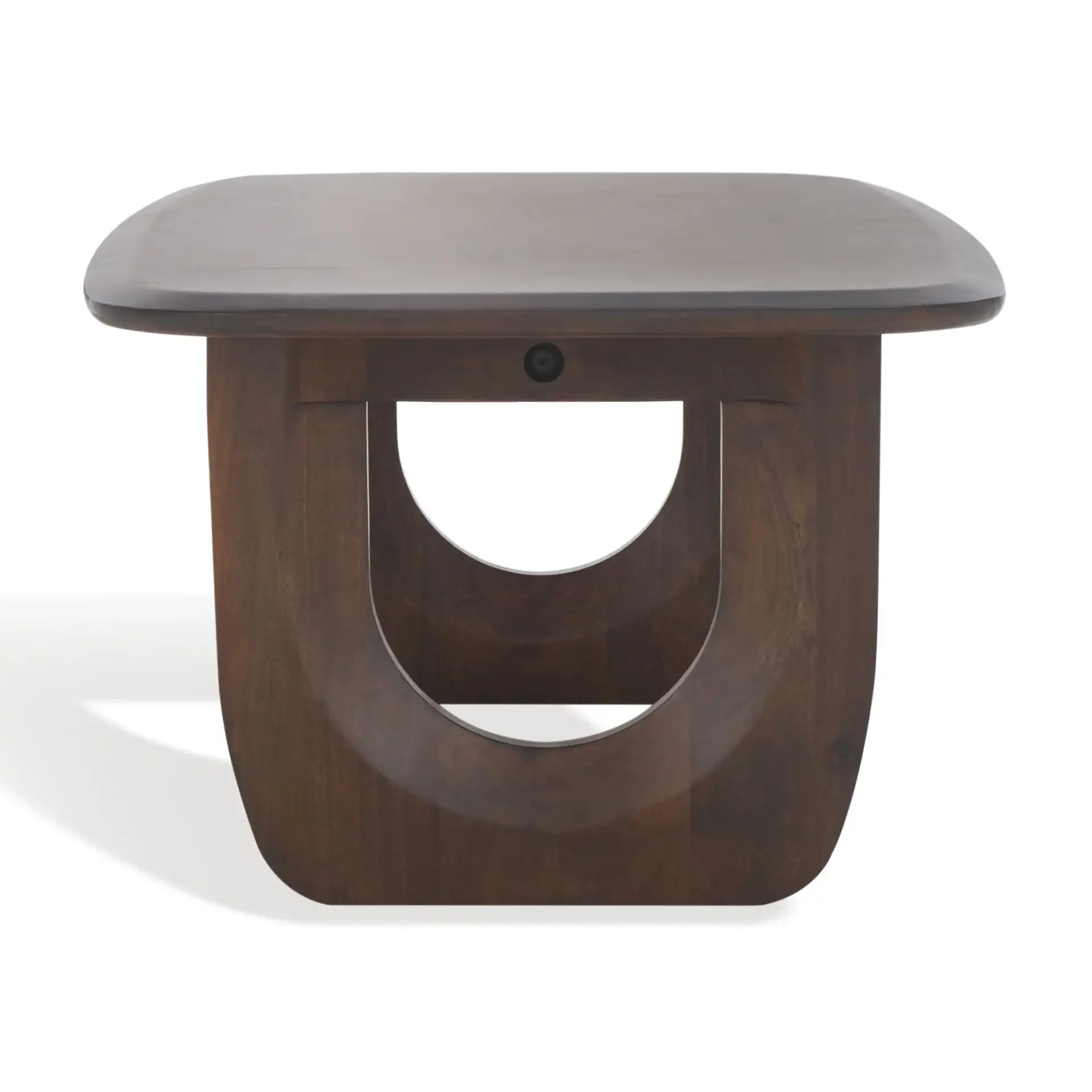 Cassiette Wood Coffee Table in Walnut, detail view