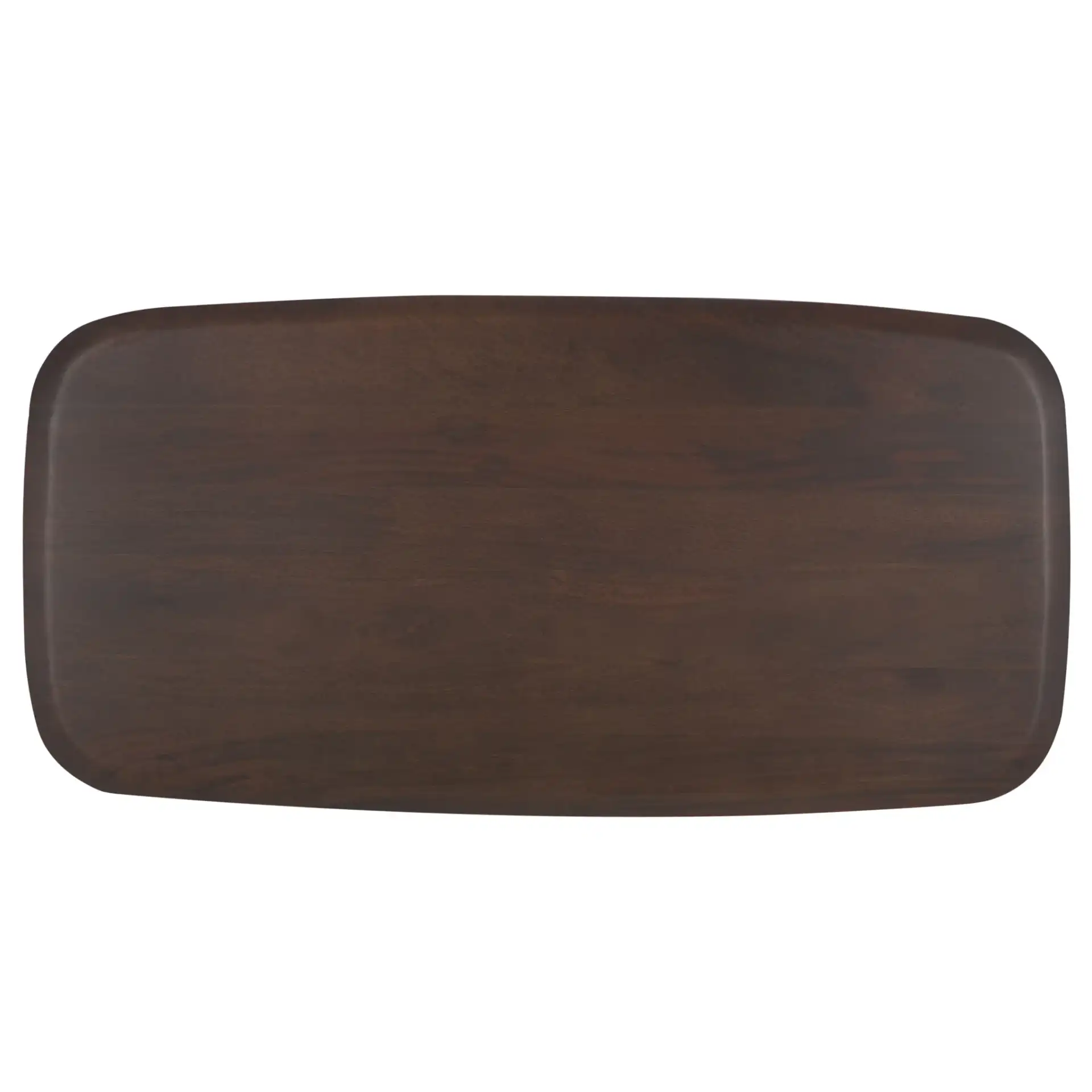 Cassiette Wood Coffee Table in Walnut, detail view