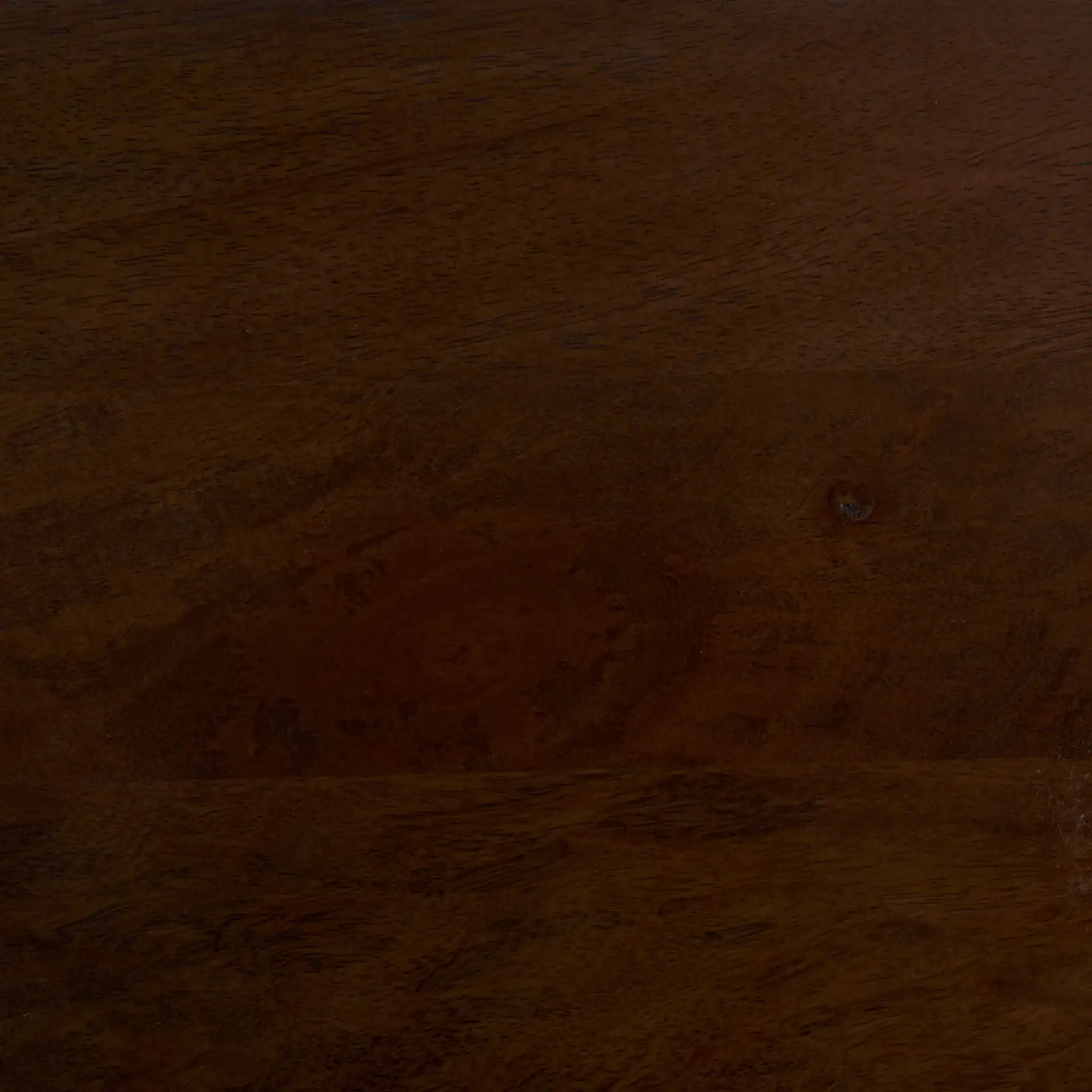 Cassiette Wood Console Table in Walnut, detail view