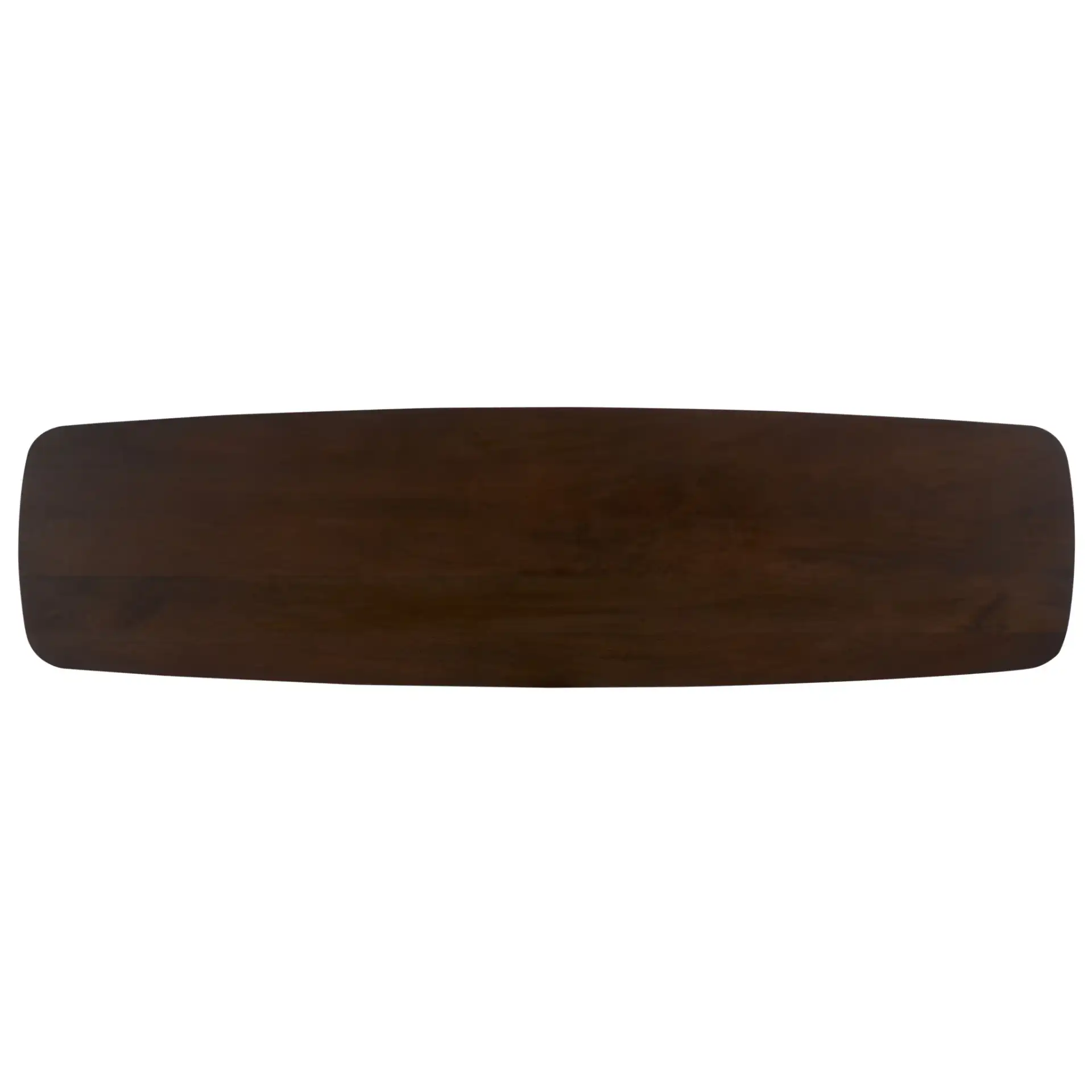 Cassiette Wood Console Table in Walnut, detail view