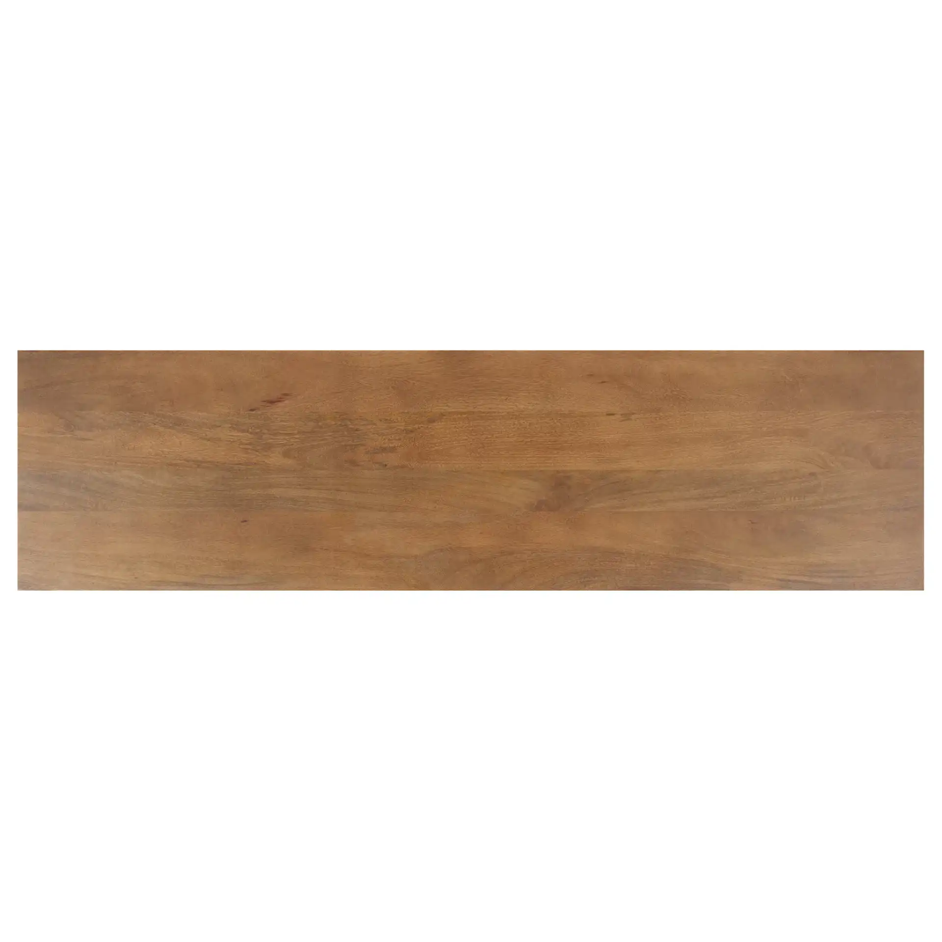 Grigorio Three-Door Wood Sideboard in Brown, detail view