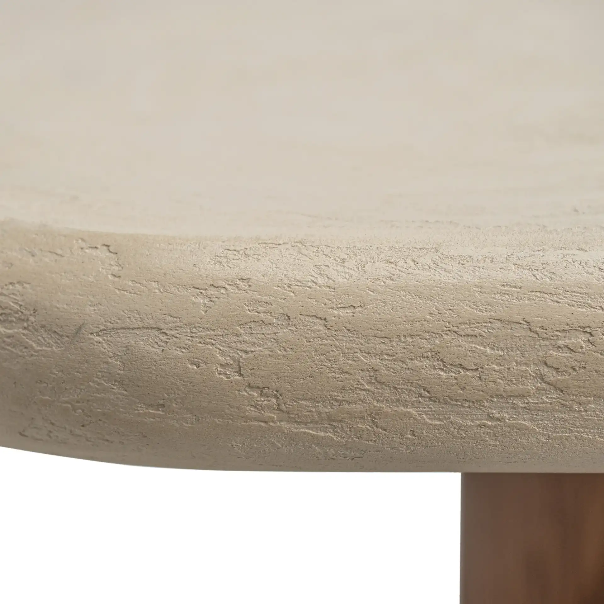 Theodora Coffee Table in Chestnut / Cream in a styled room
