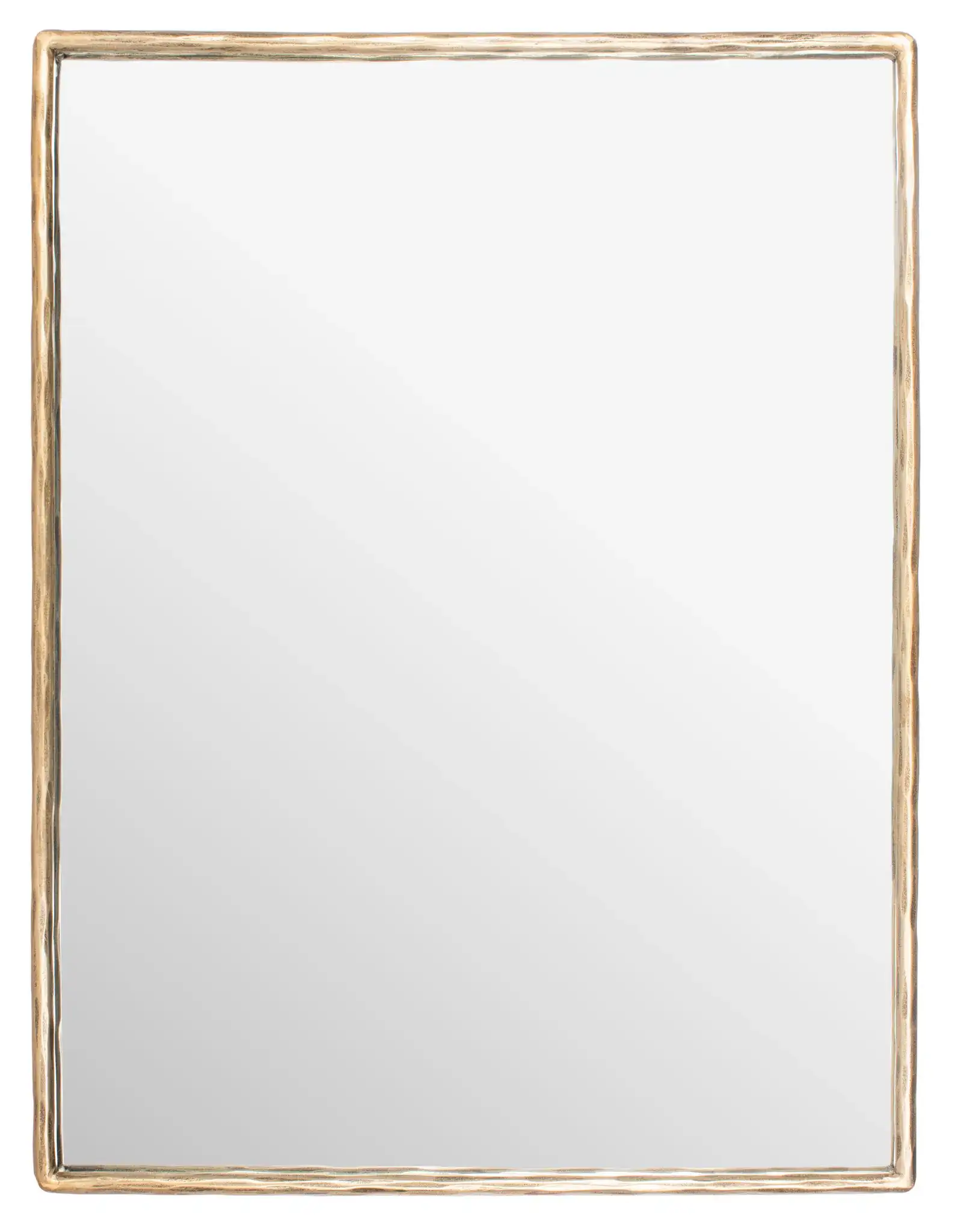 Jessa Small Rectangle Mirror in Brass