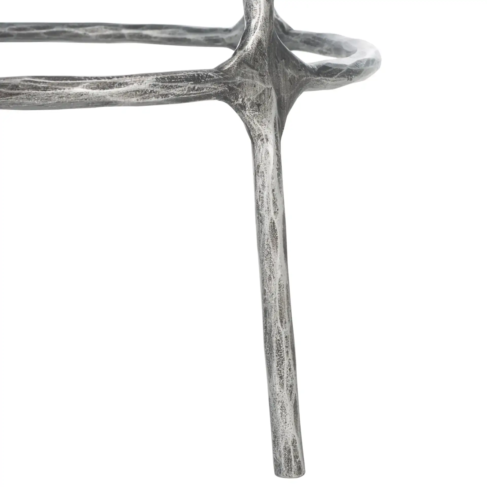 Trumen Boucle Counterstool in Black, detail view