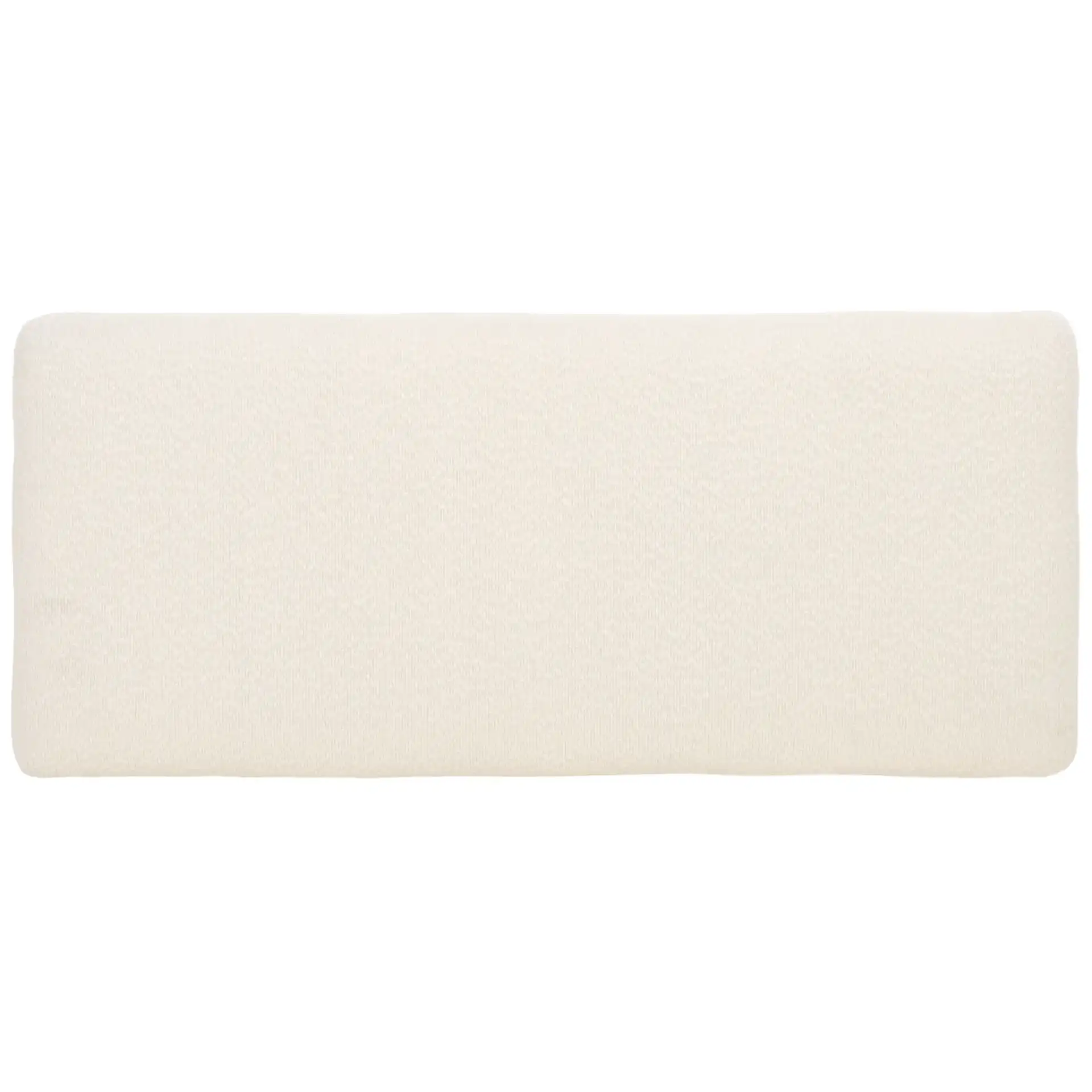 Mandy Boucle And Metal Bench in Ivory / Black, detail view
