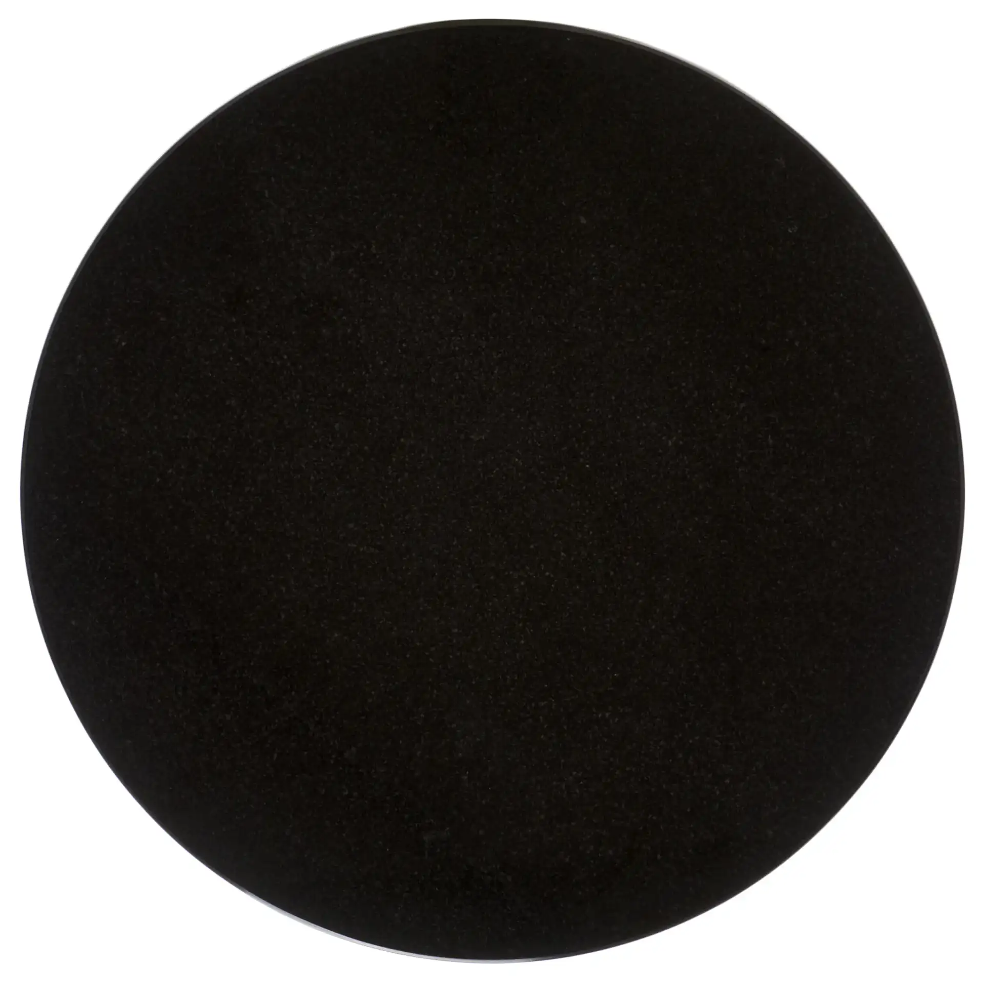 Fabrianna Marble Top Drink Table in Black, detail view