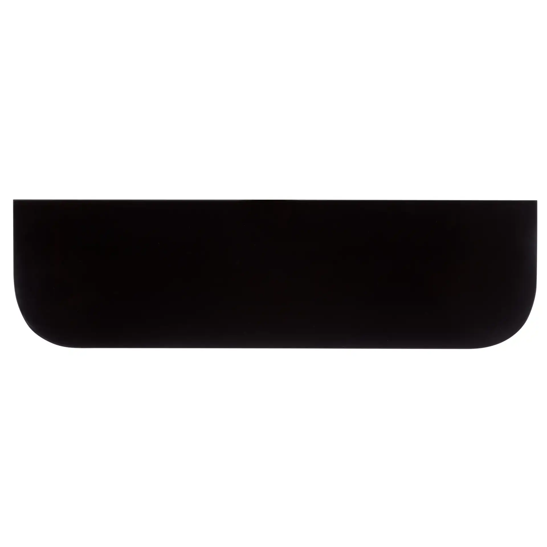 Janowsky Metal Console Table in Brass / Black, detail view
