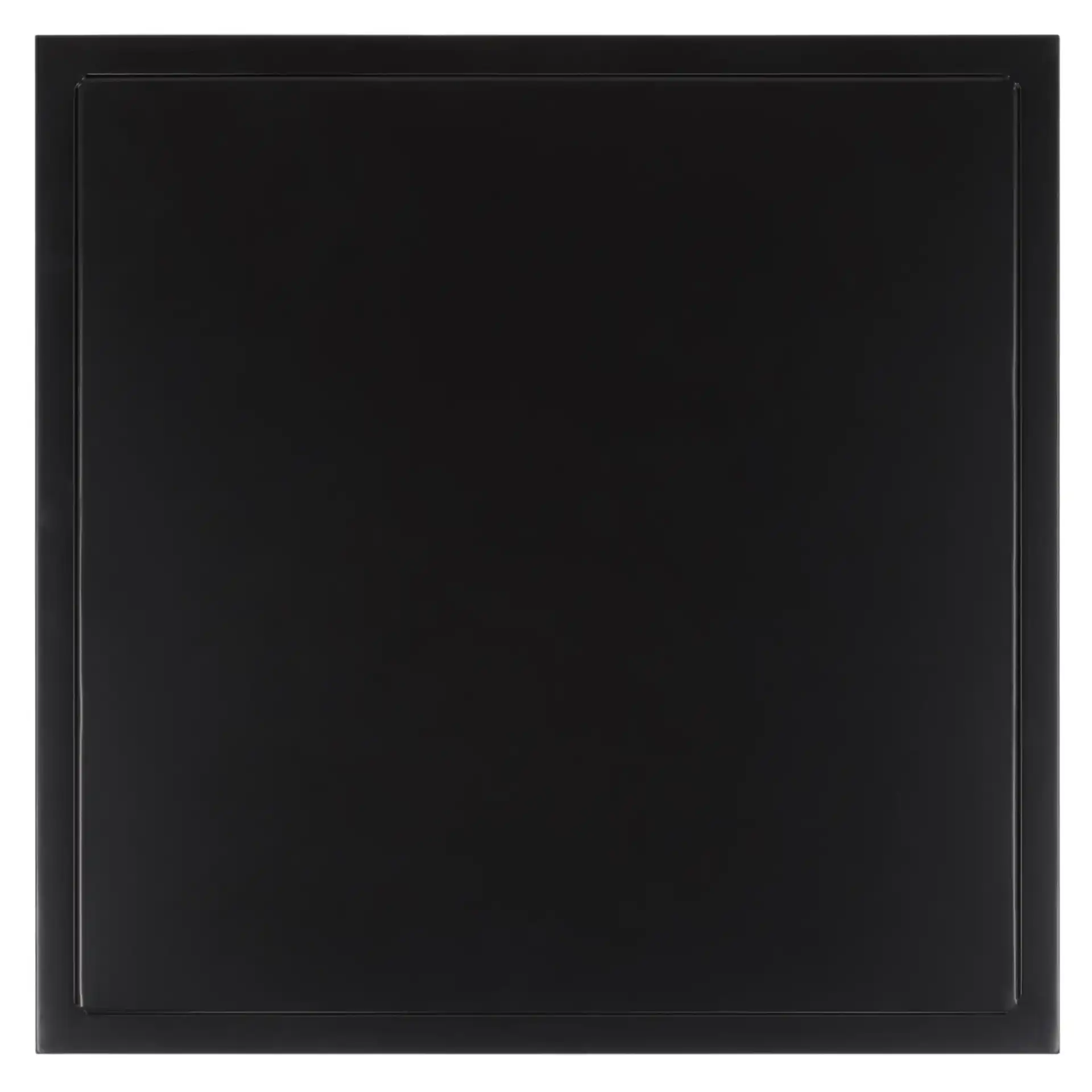 Hodge Metal Accent Table in Black, detail view