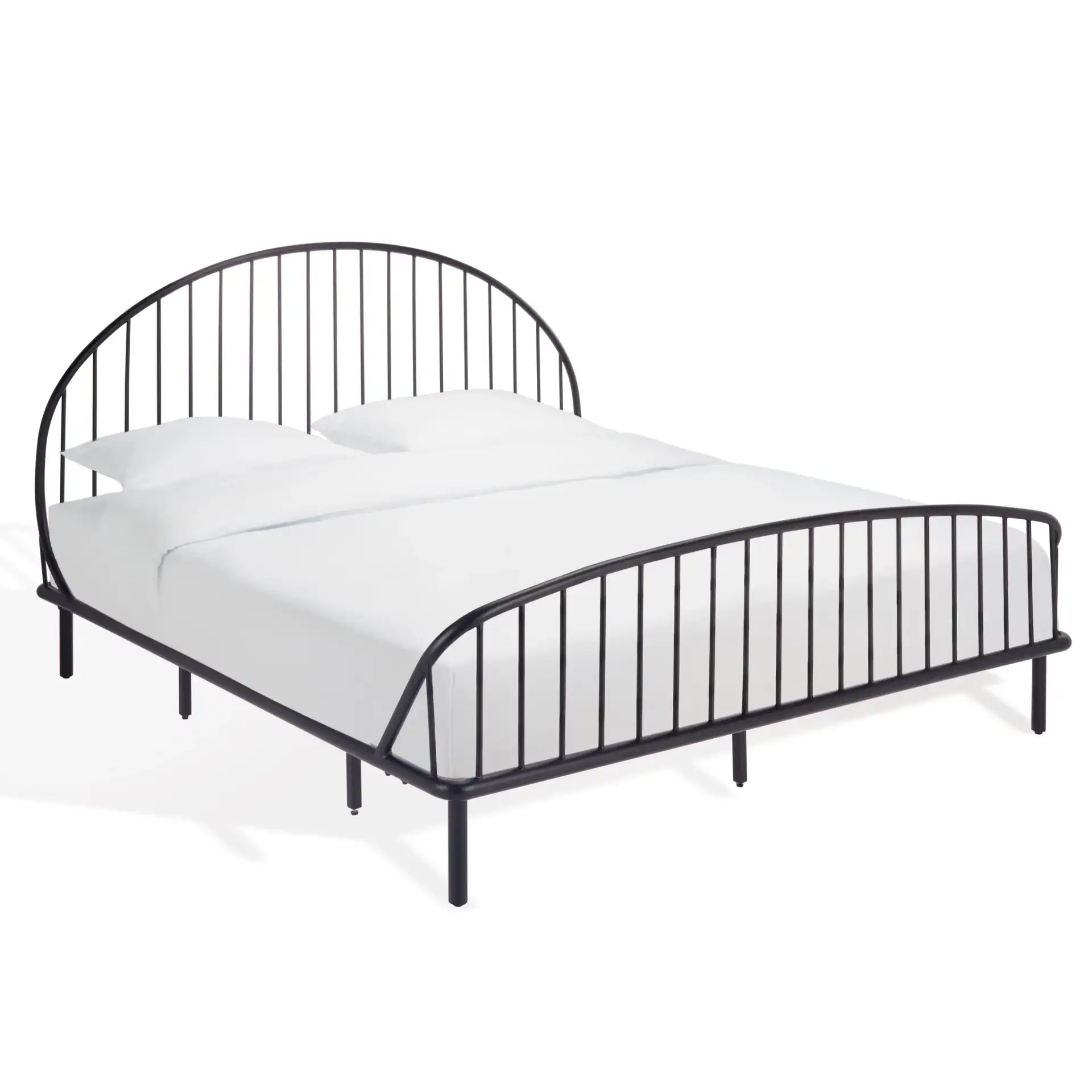 Sheeran Metal Spindle Bed in Black