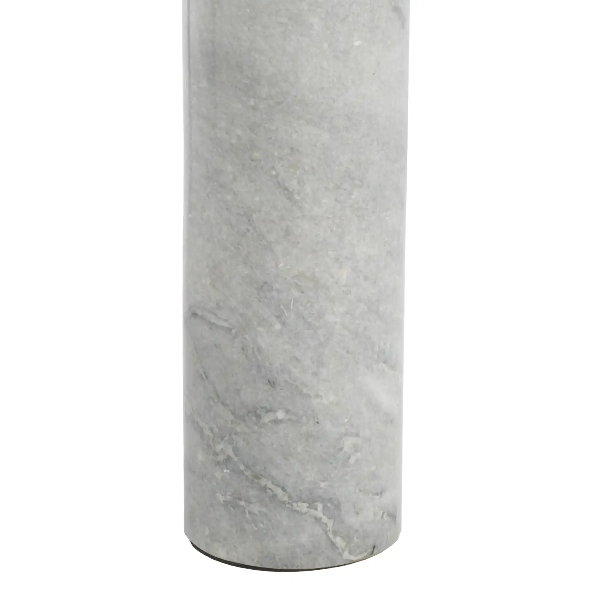 Nicoletta Marble Coffee Table in Light Gray, detail view