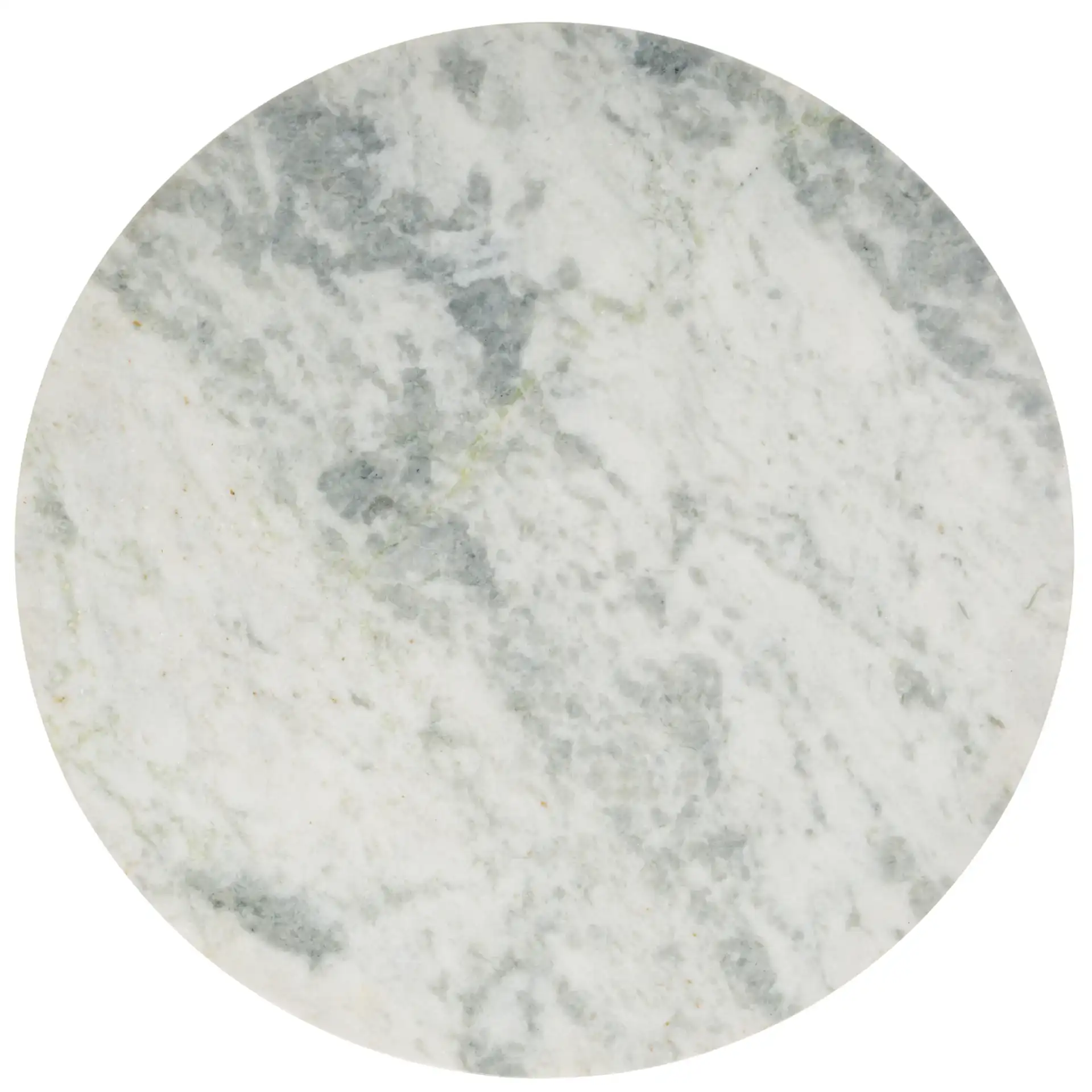 Giabella Marble Coffee Table in White / Brown, detail view