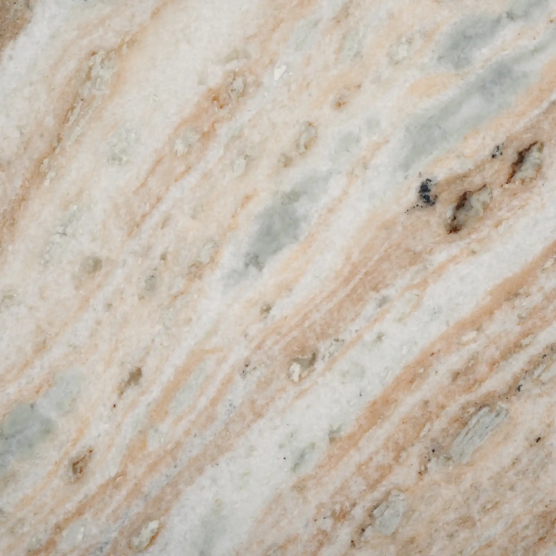 Roxiella Marble Accent Table in Brown / Natural, detail view