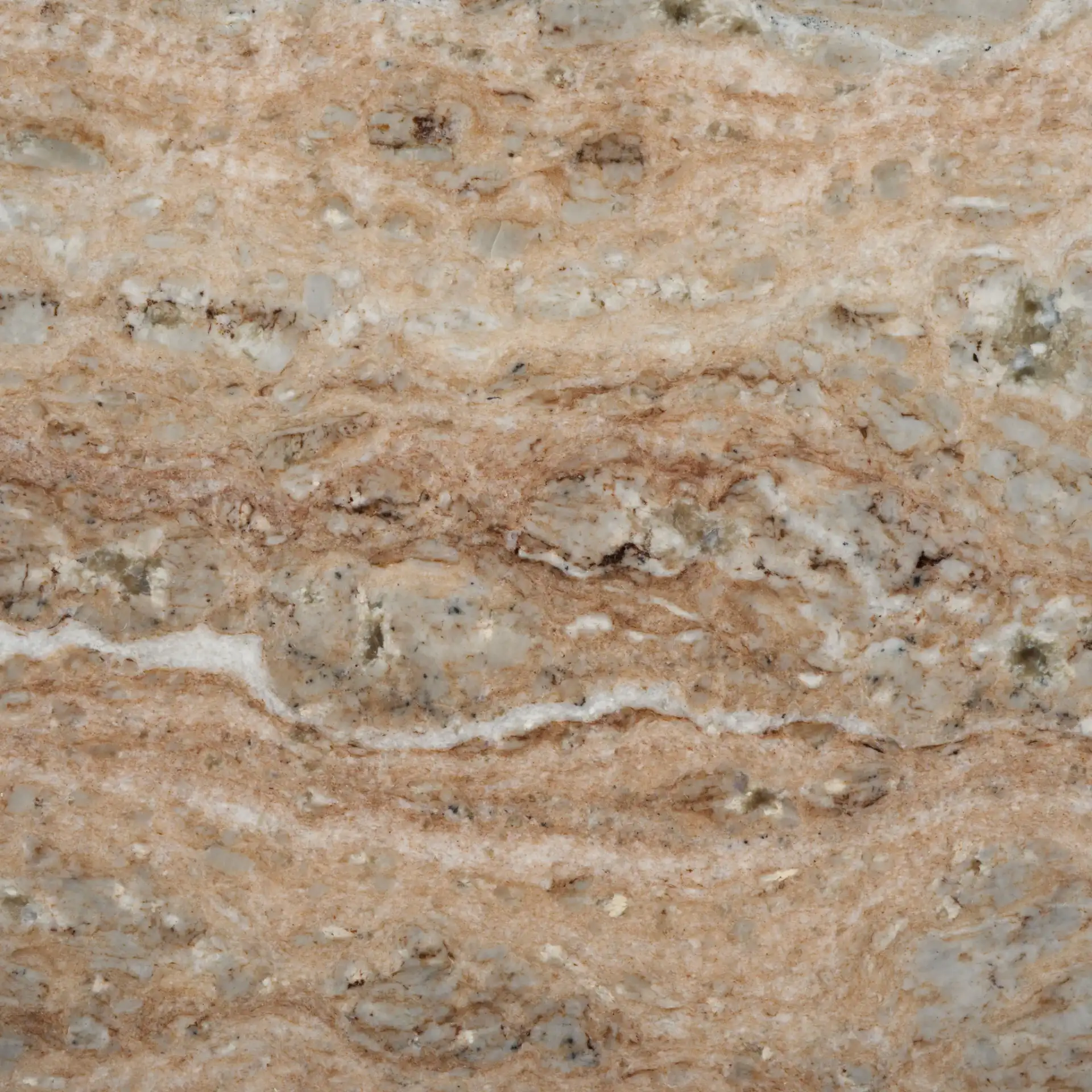 Roxiella Marble Coffee Table in Brown / Natural, detail view