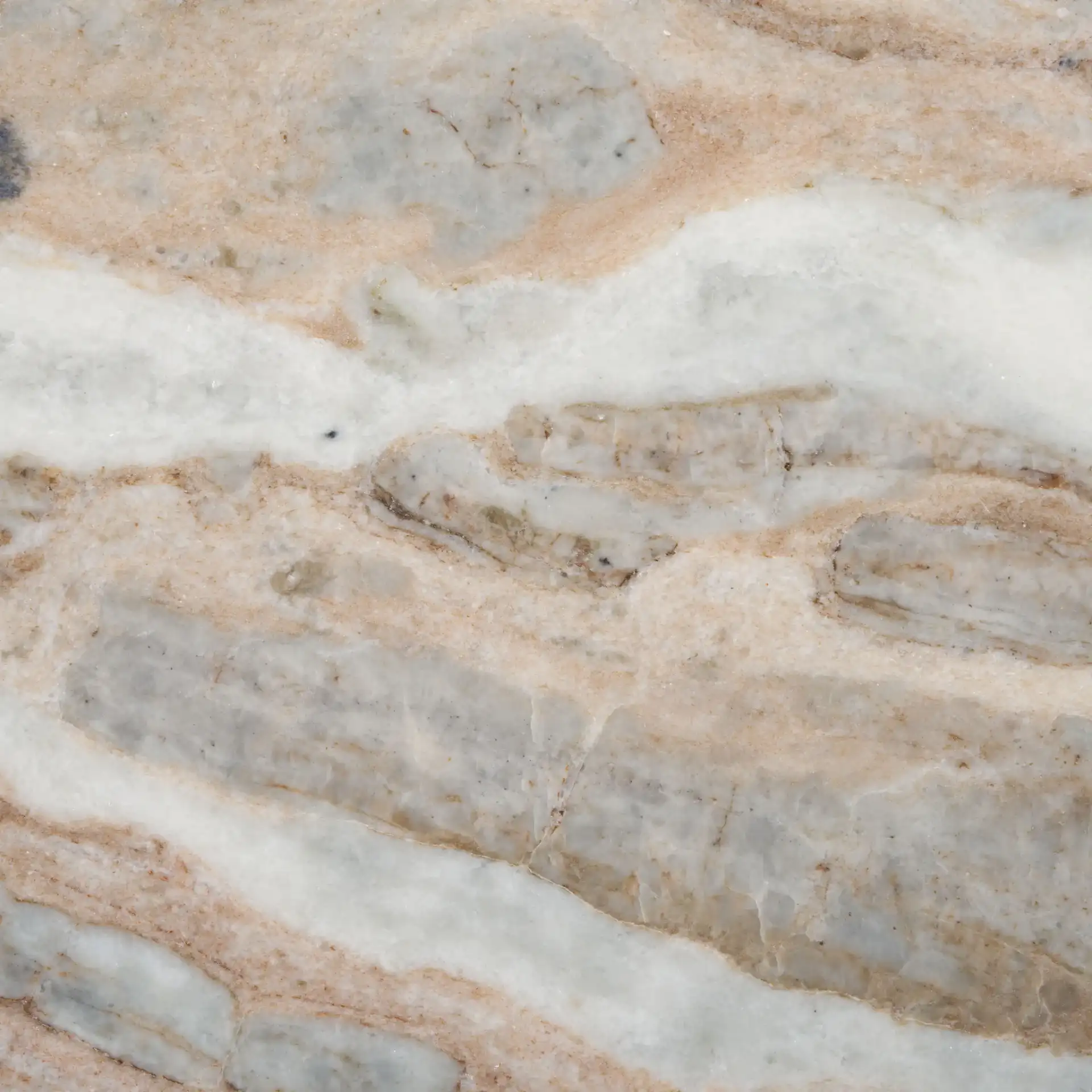 Devlin Marble Drink Table in Brown, detail view
