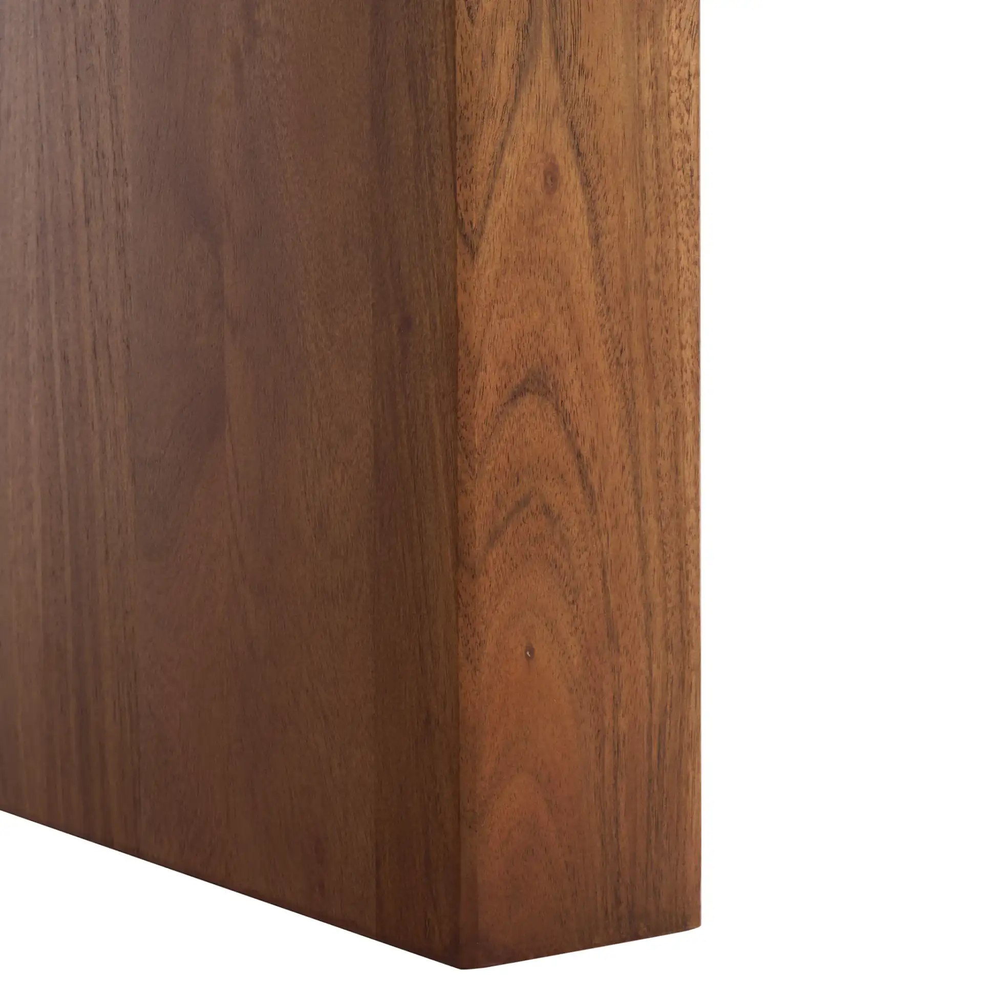 Ellebeth Marble Top Accent Table in Hazel / Walnut, detail view